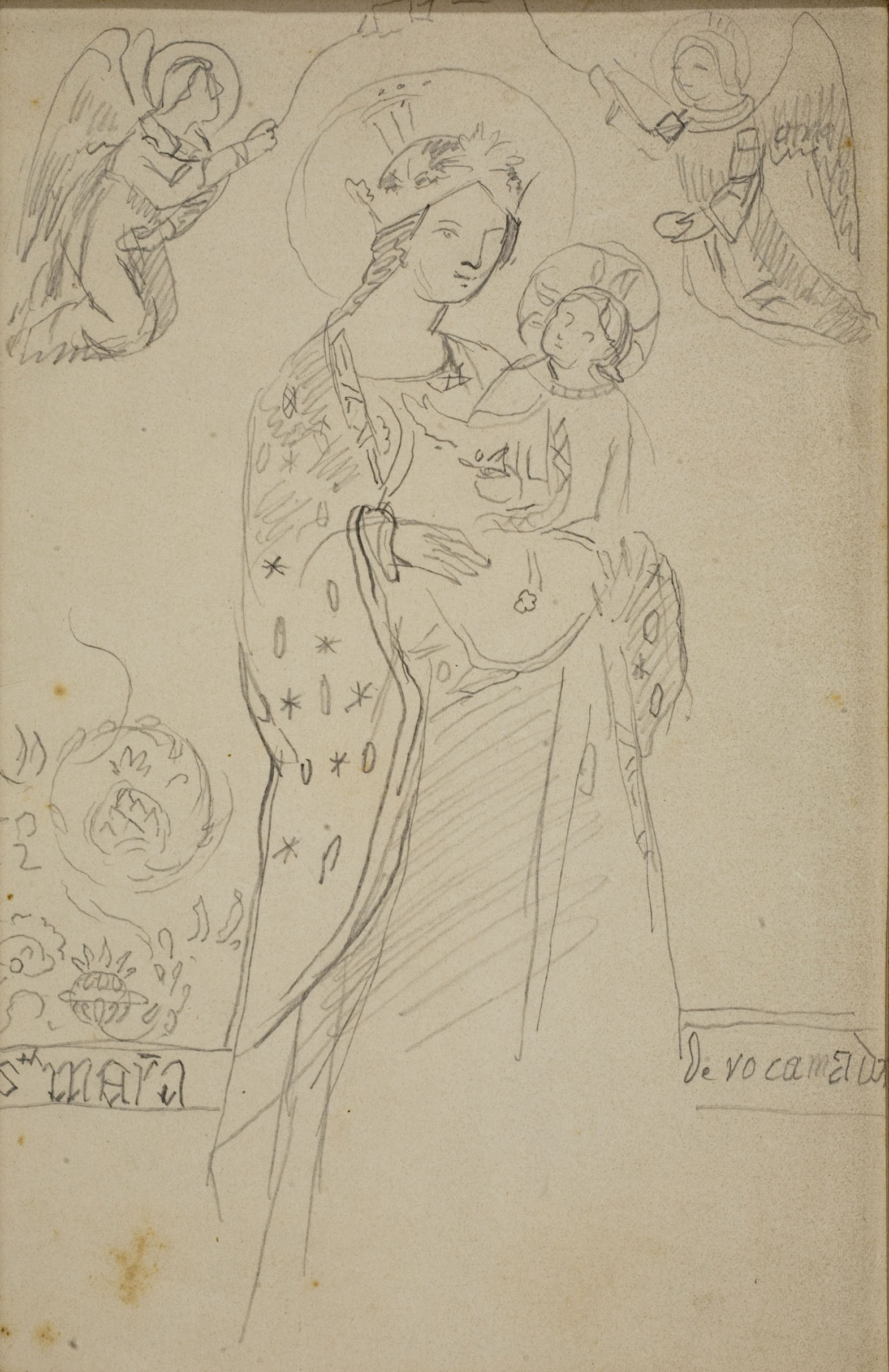 image for: Claudi Lorenzale - Mare de Déu amb el Nen - 1816-1889