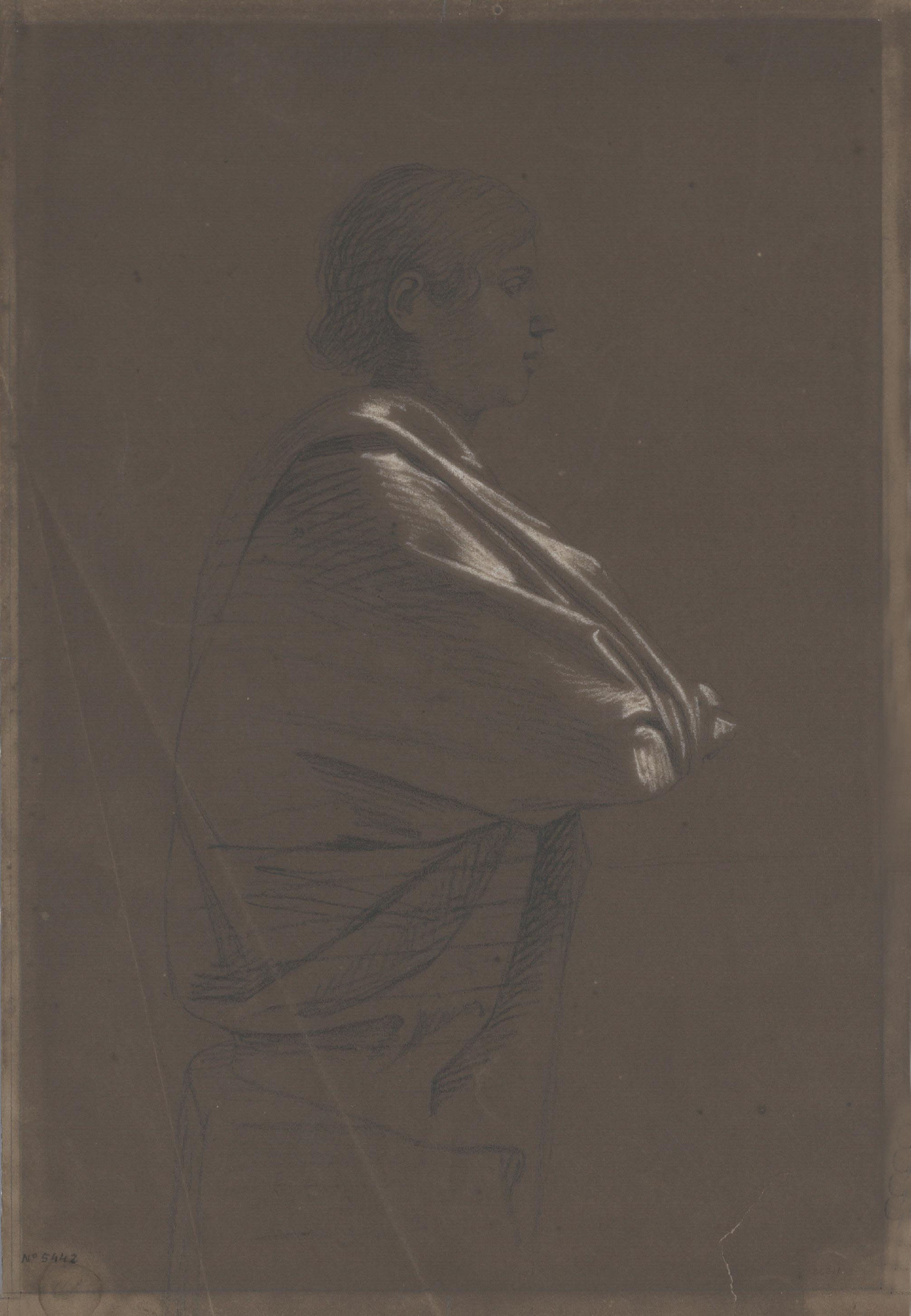 image for: Claudi Lorenzale - Bust de jove - Cap a 1850-1870