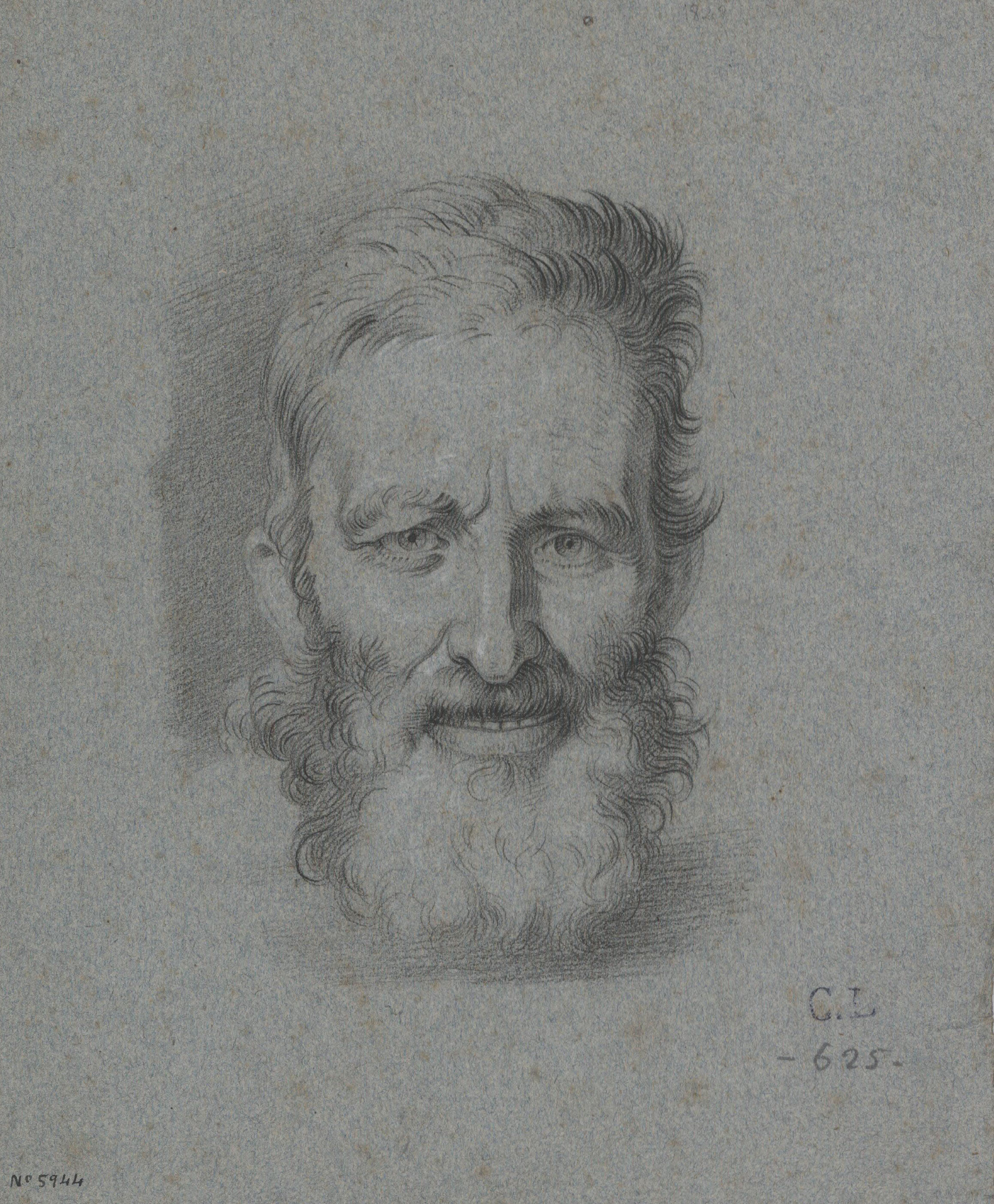 image for: Claudi Lorenzale - Cap masculí - Cap a 1839-1840