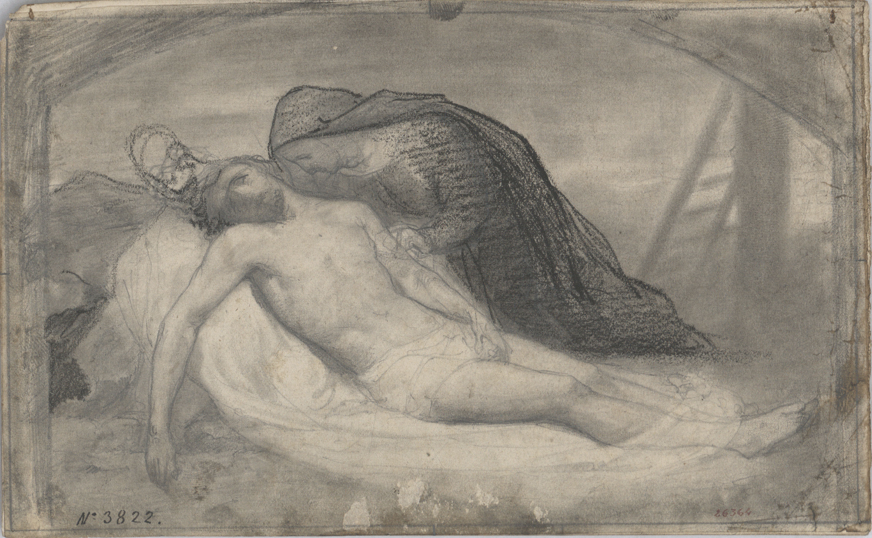 Francesc Torras - Després del davallament de la Creu - Cap a 1868 image for: Francesc Torras - Després del davallament de la Creu - Cap a 1868