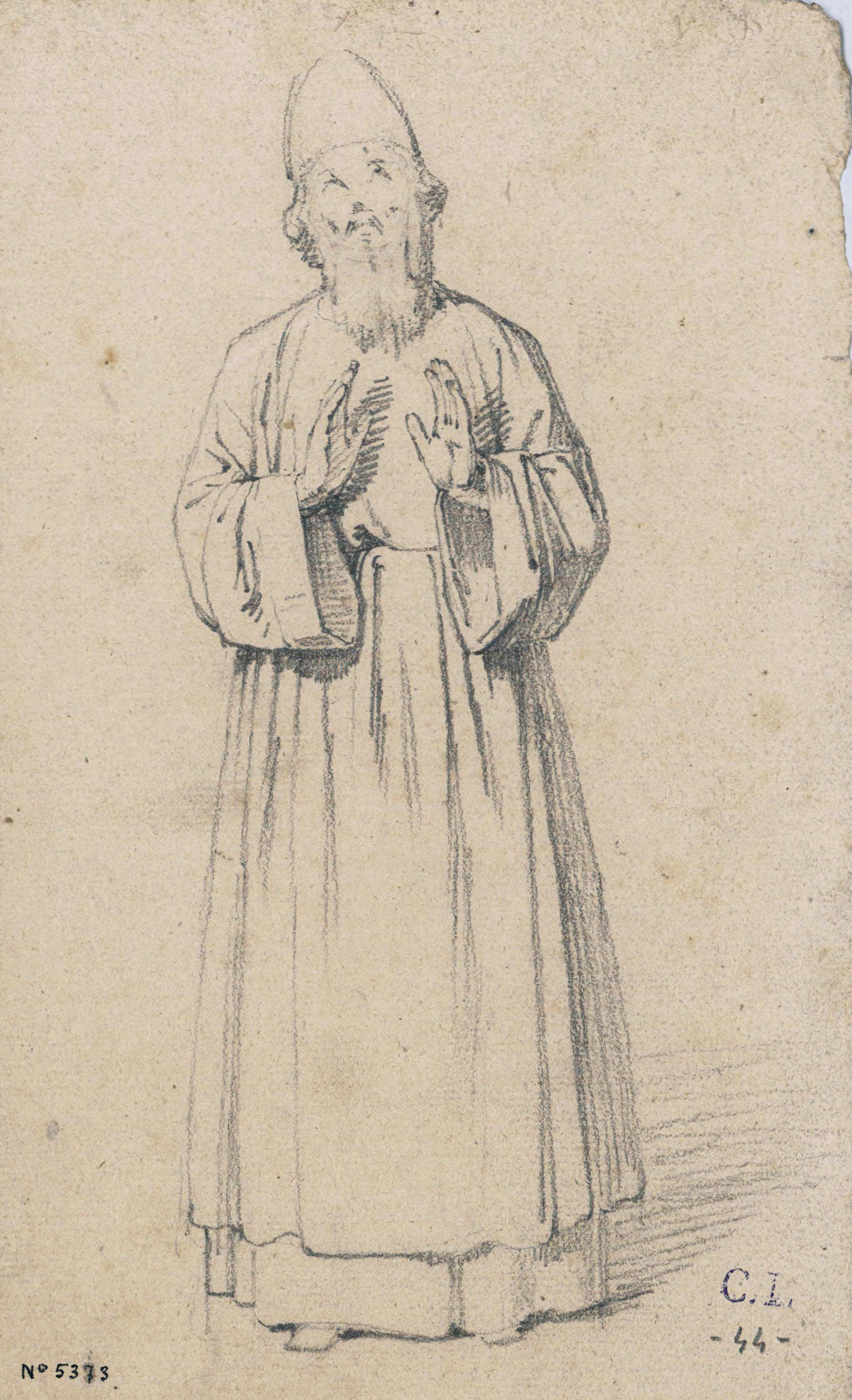 Claudi Lorenzale - Sacerdot jueu - Cap a 1850-1870 image for: Claudi Lorenzale - Sacerdot jueu - Cap a 1850-1870