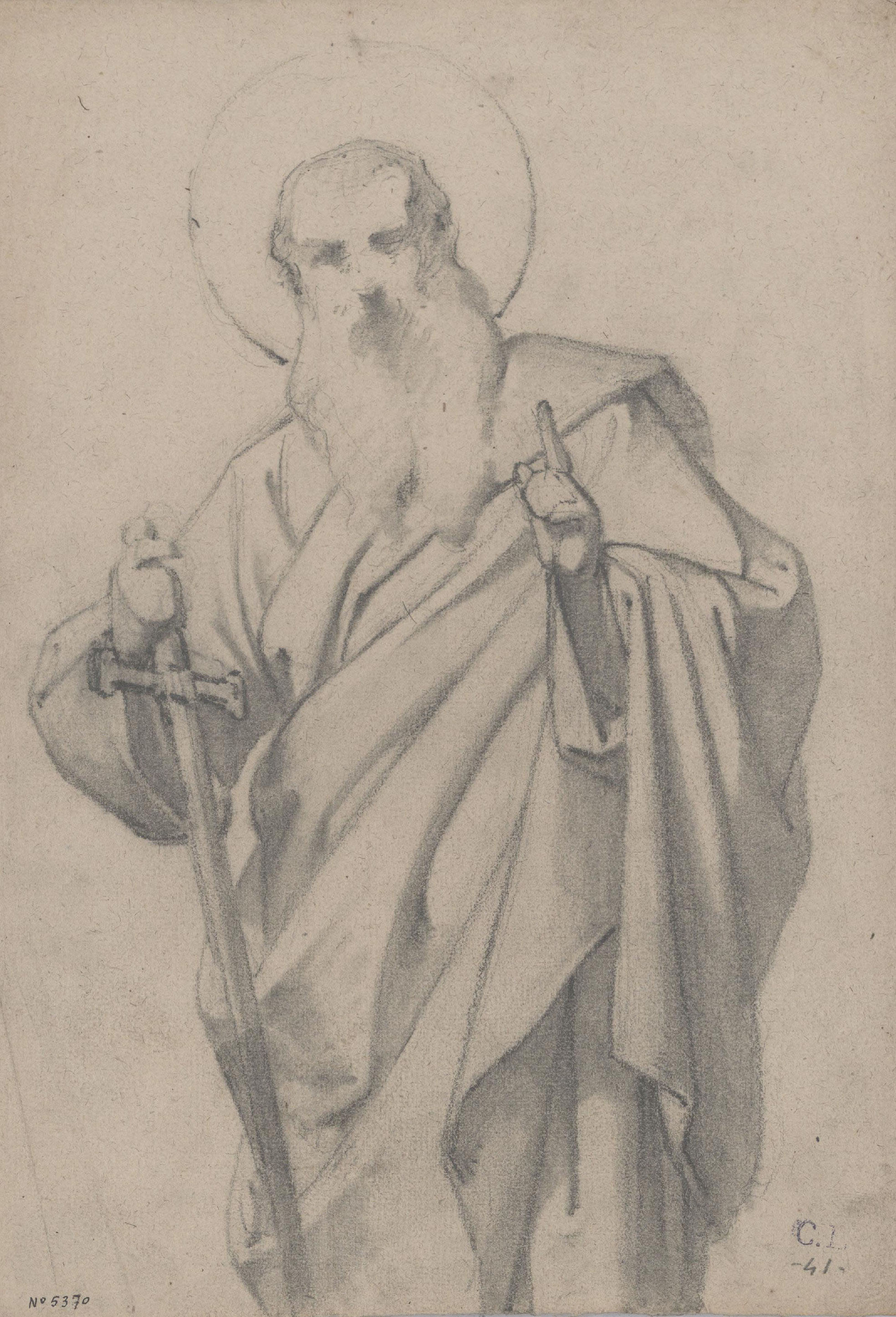 image for: Claudi Lorenzale - Sant Pau - Cap a 1850-1870