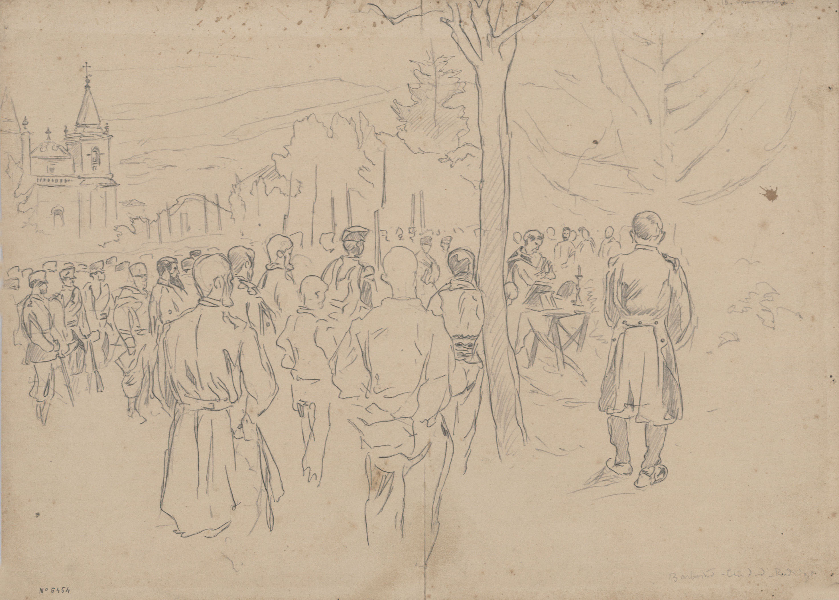 Josep Lluís Pellicer - Missa de campanya - Cap a 1872-1876 image for: Josep Lluís Pellicer - Missa de campanya - Cap a 1872-1876