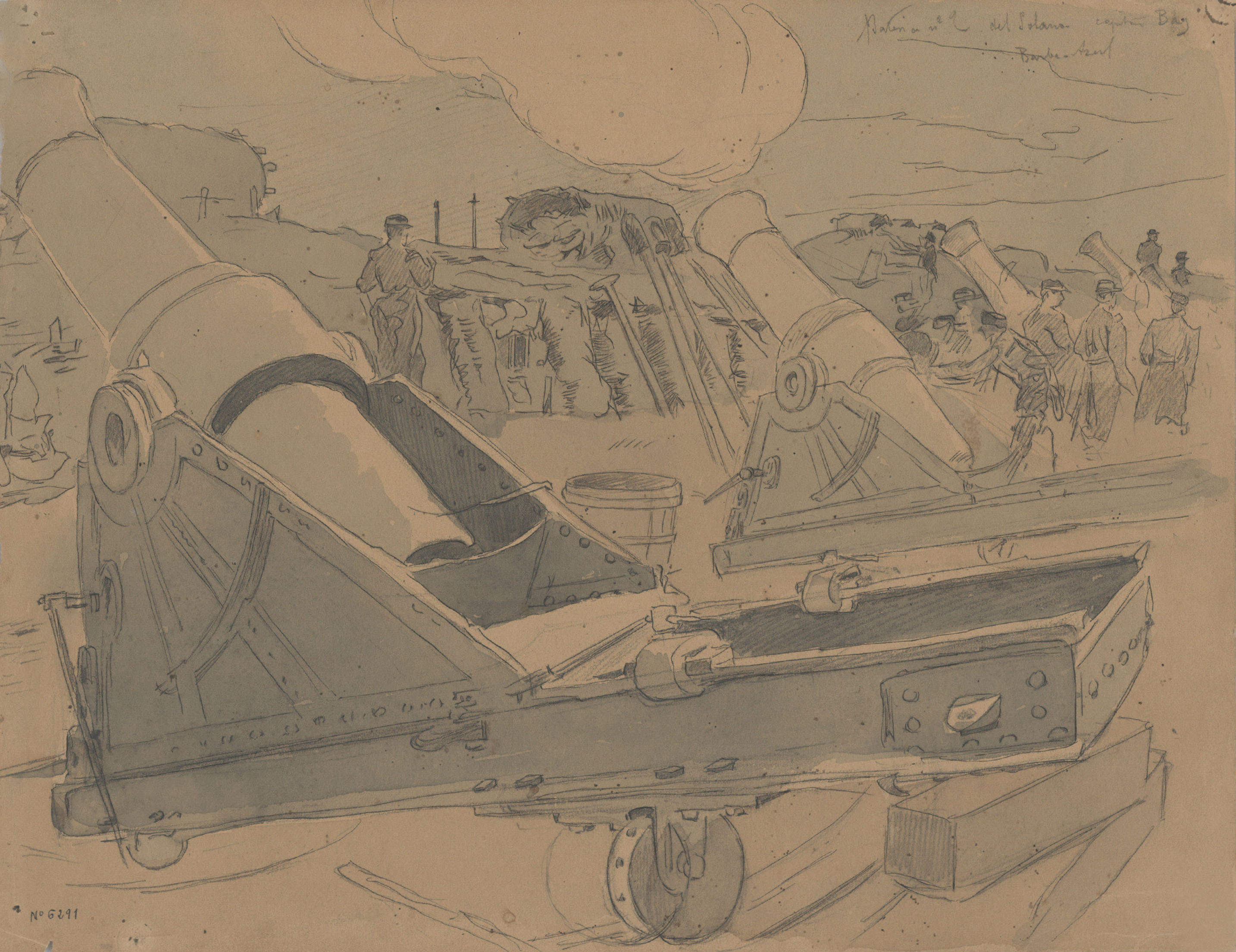 image for: Josep Lluís Pellicer - Bateria nº 2 del Solano - 1873