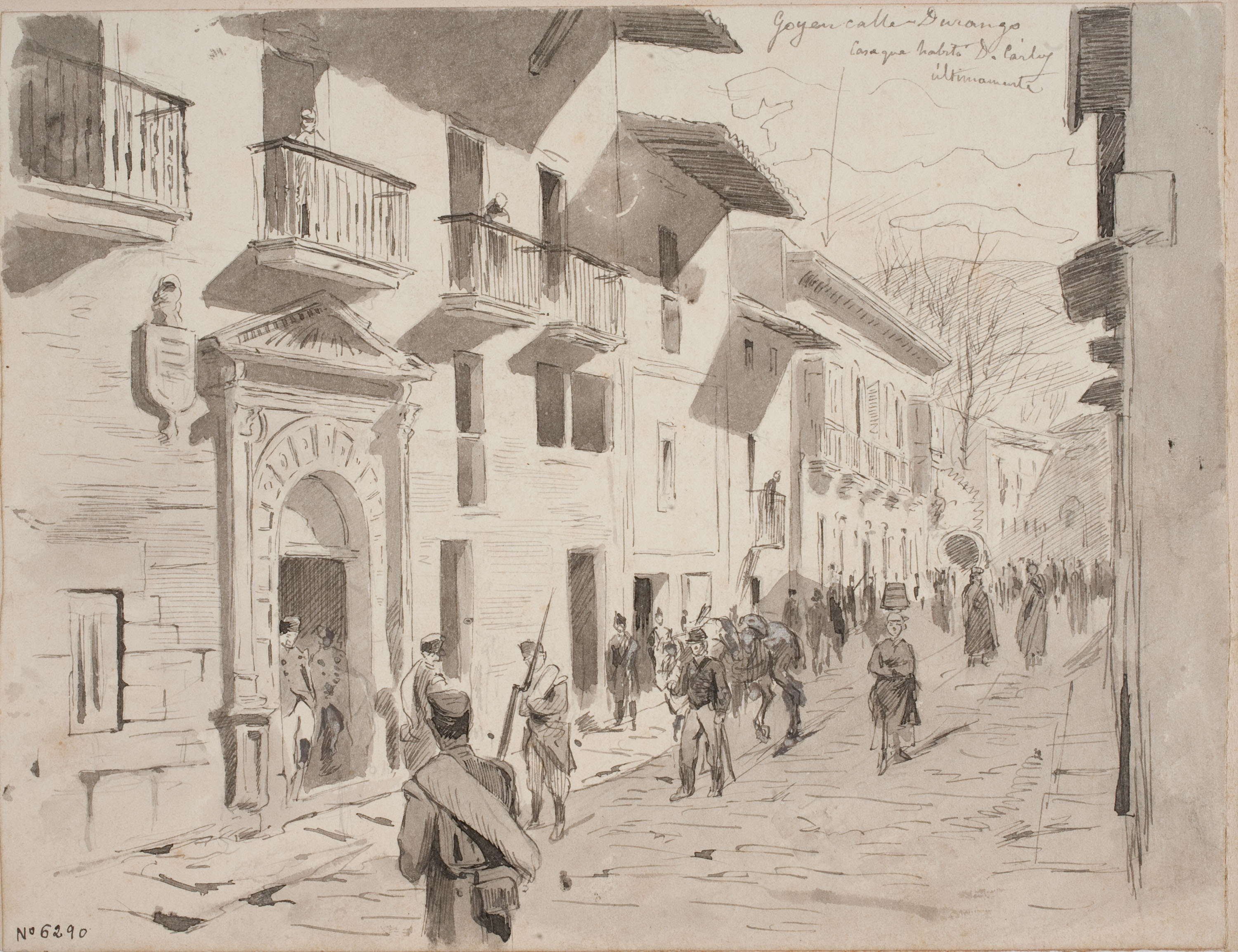 image for: Josep Lluís Pellicer - Goyen, calle Durango - 1876