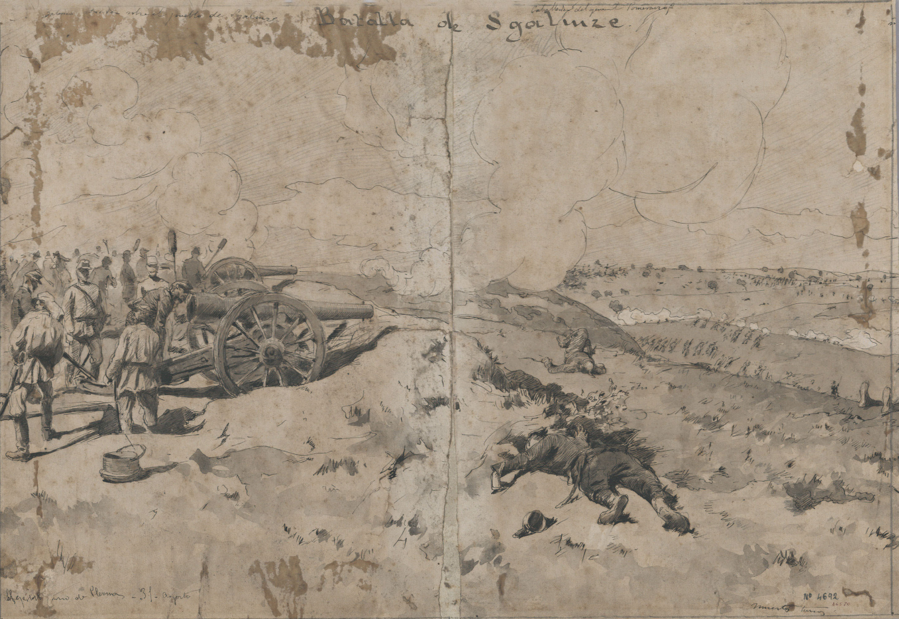 image for: Josep Lluís Pellicer - Batalla de Sgalinze - 1877