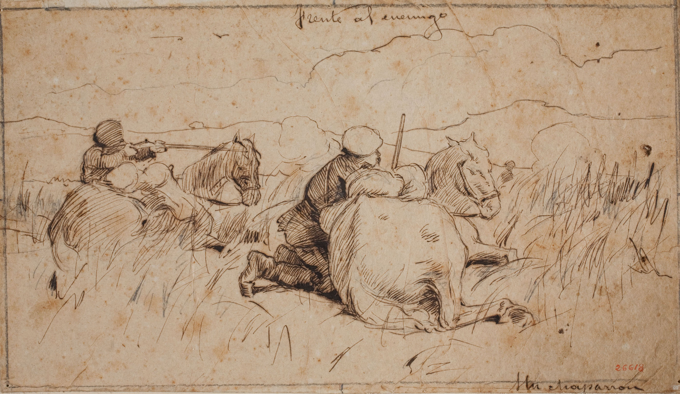 image for: Josep Lluís Pellicer - Frente al enemigo - 1877