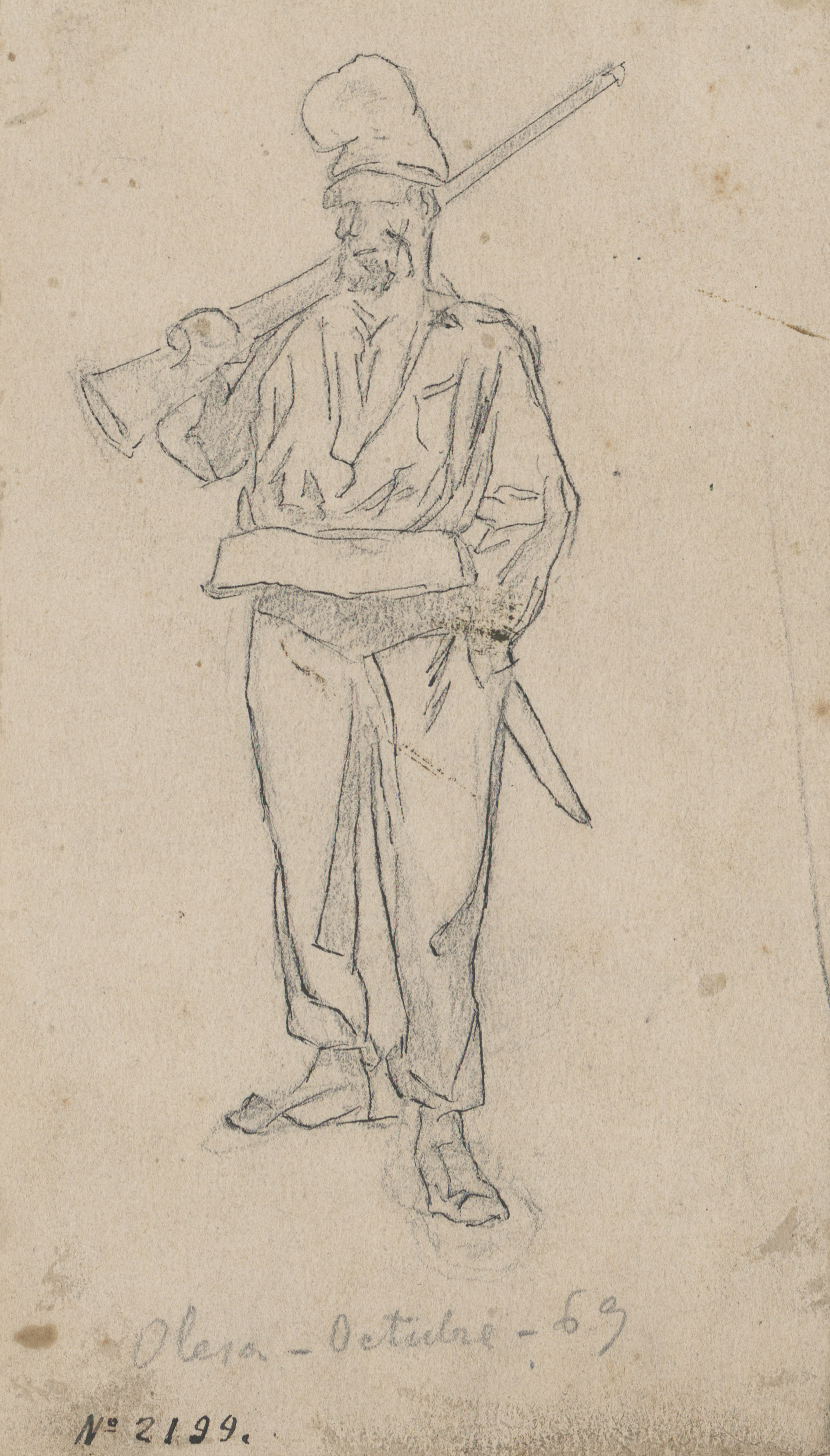 image for: Josep Lluís Pellicer - Miquelet d'Olesa - 1869