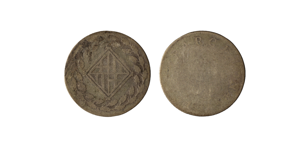 image for: Ocupació francesa - 1 pesseta - 1810