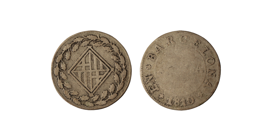 image for: Ocupació francesa - 1 pesseta - 1810