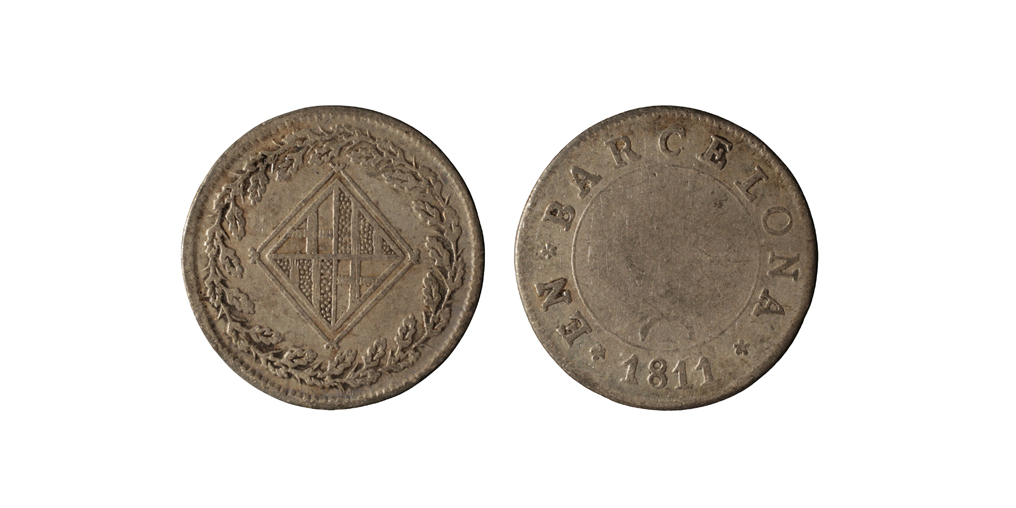 image for: Ocupació francesa - 1 pesseta - 1811