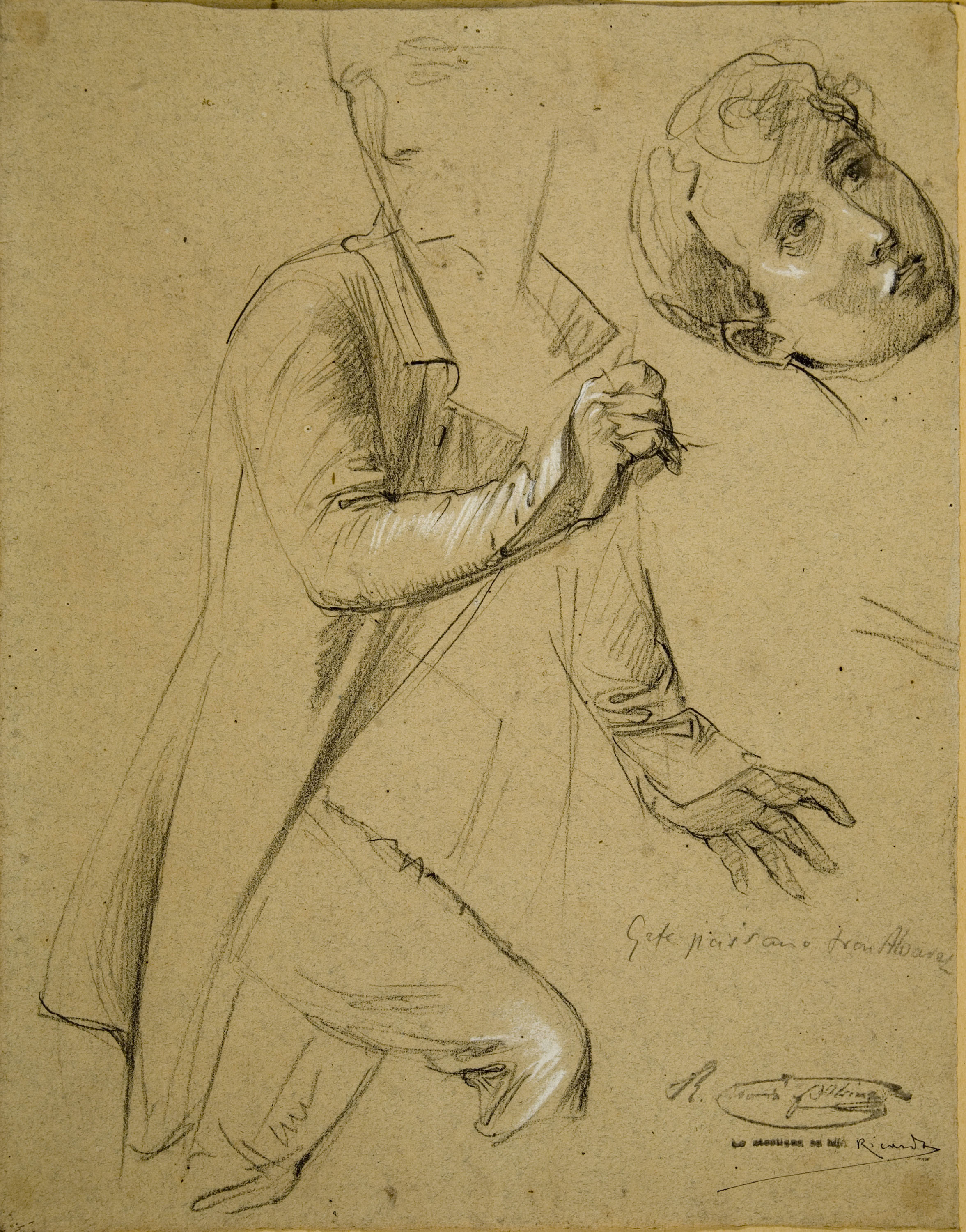 image for: Ramon Martí i Alsina - Figura del militar Francisco Álvarez de Castro per al quadre 