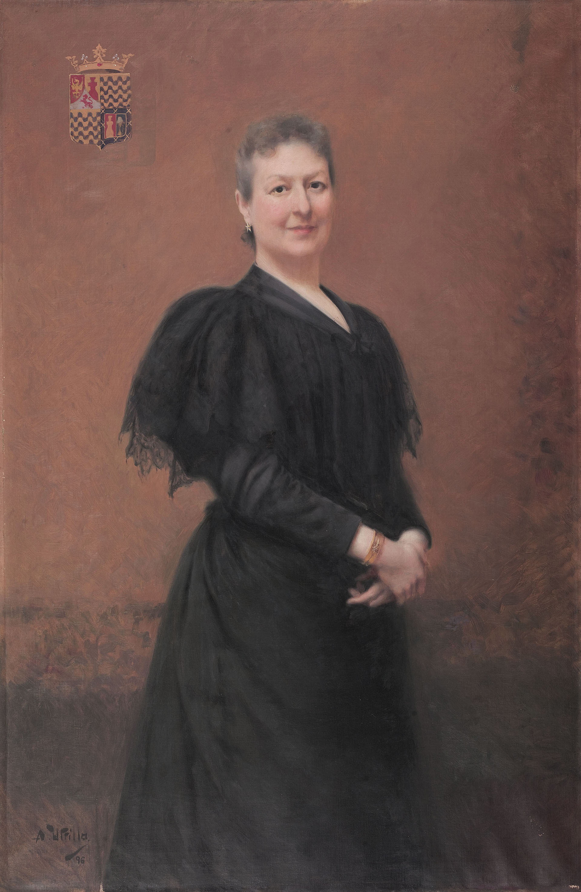 Antoni Utrillo - Retrat de Dolores de Dalmases i de Mercader - 1896 image for: Antoni Utrillo - Retrat de Dolores de Dalmases i de Mercader - 1896