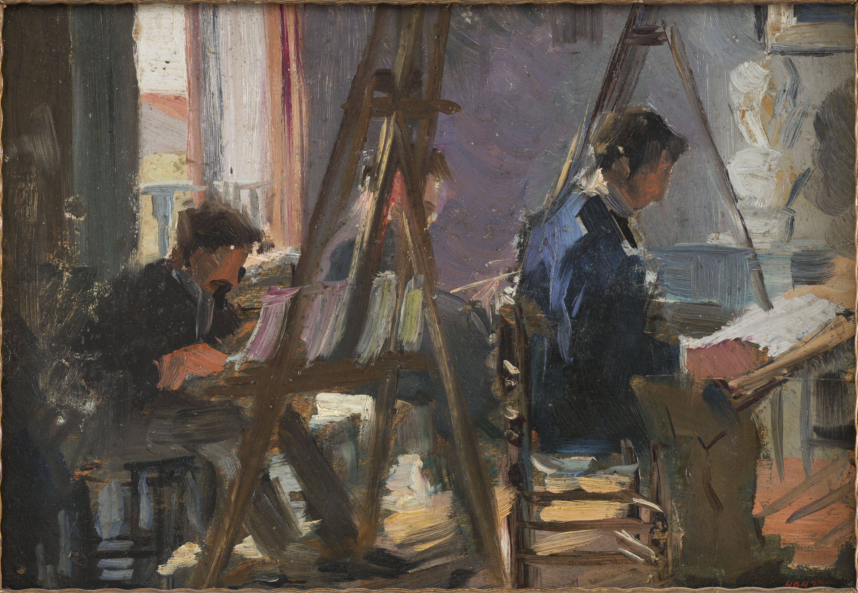 image for: Francesc Gimeno - Interior de taller - Cap a 1900-1915
