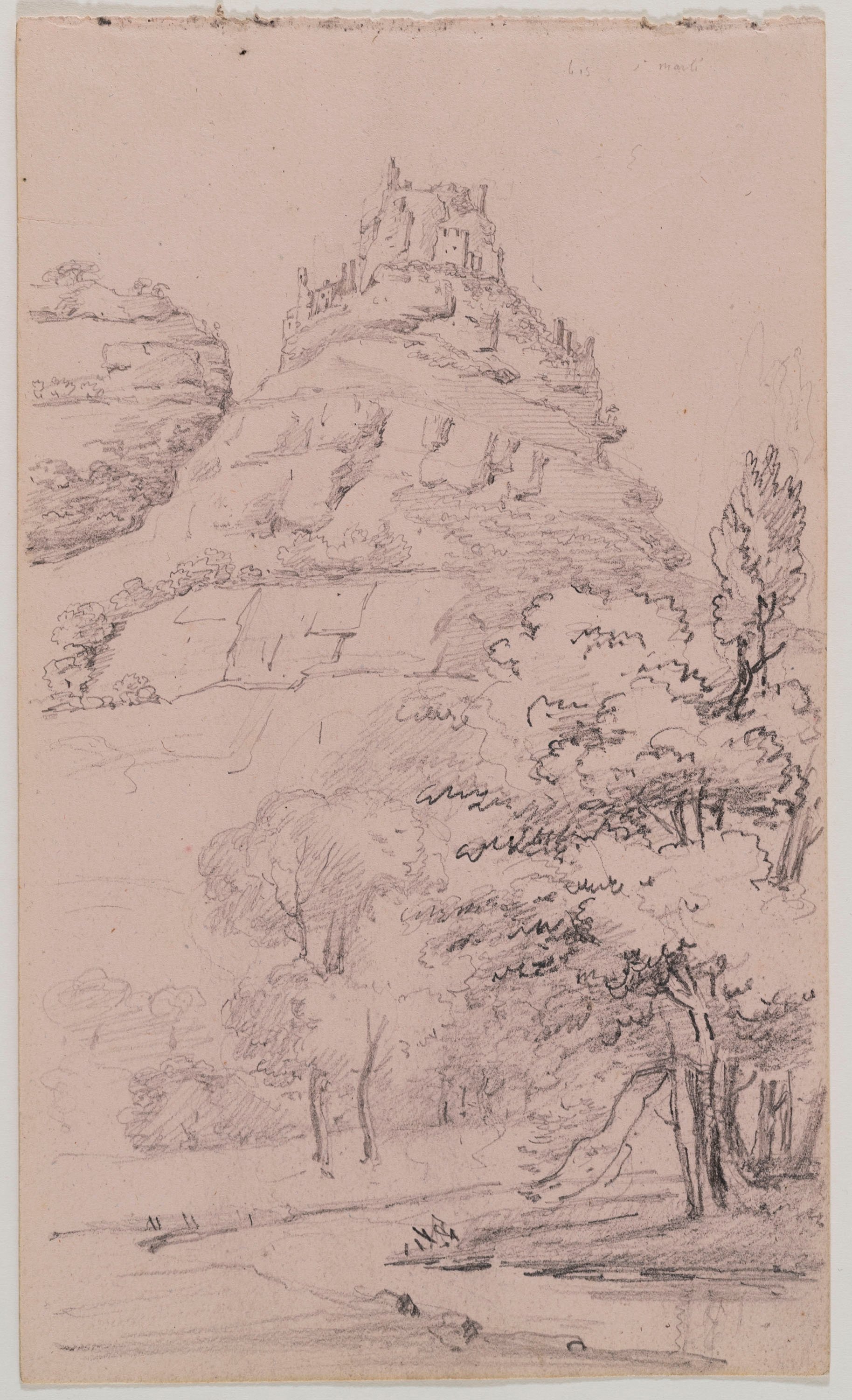 image for: Adolphe Hedwige Alphonse Delamare - Castell de Sant Martí de Centelles - Cap a 1826