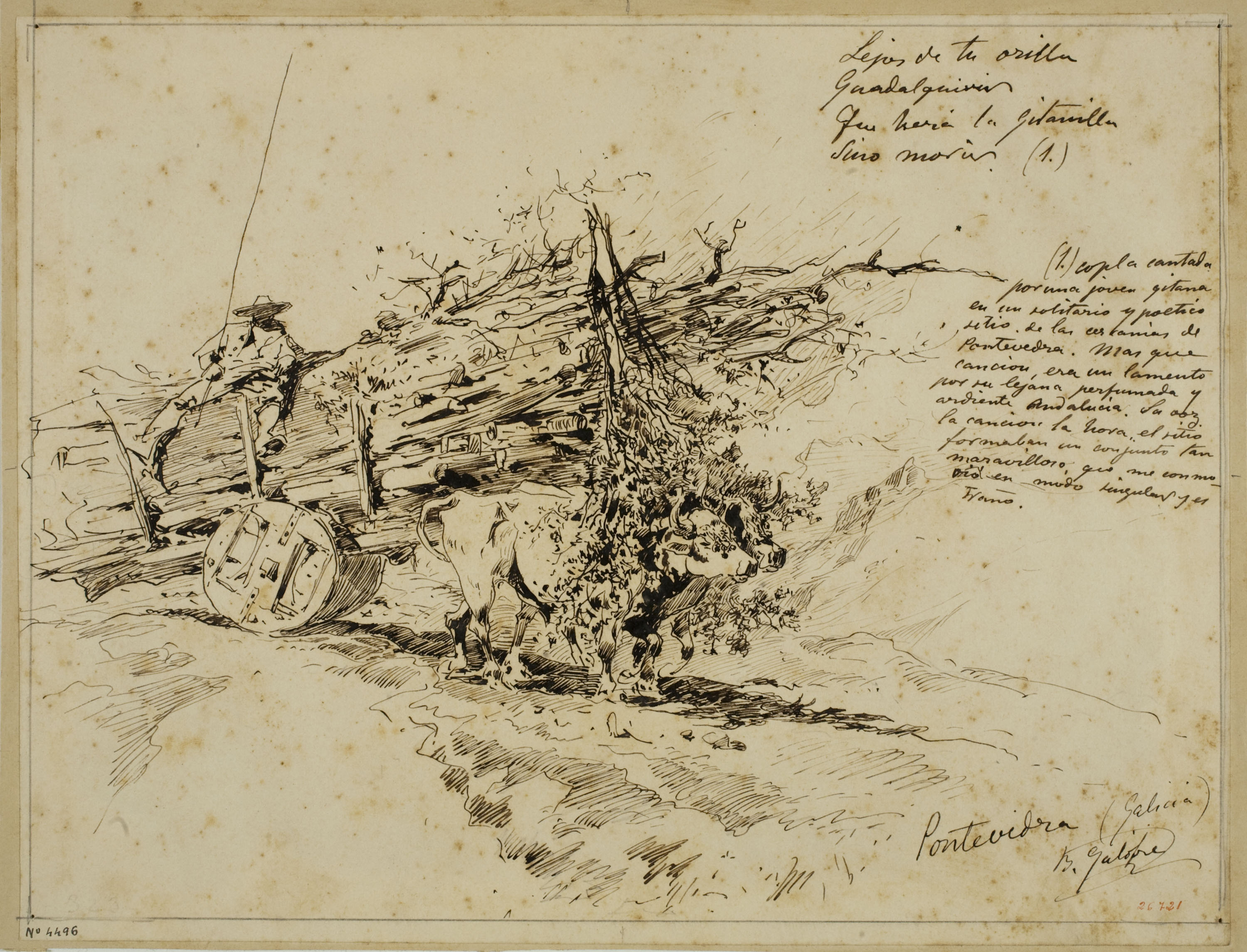 Baldomer Galofre - Pontevedra - Cap a 1887 image for: Baldomer Galofre - Pontevedra - Cap a 1887