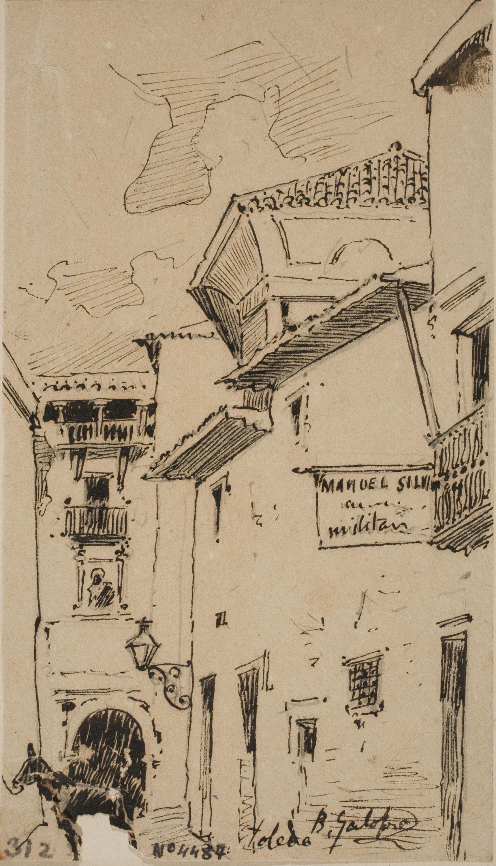 Baldomer Galofre - Toledo - Cap a 1874 image for: Baldomer Galofre - Toledo - Cap a 1874