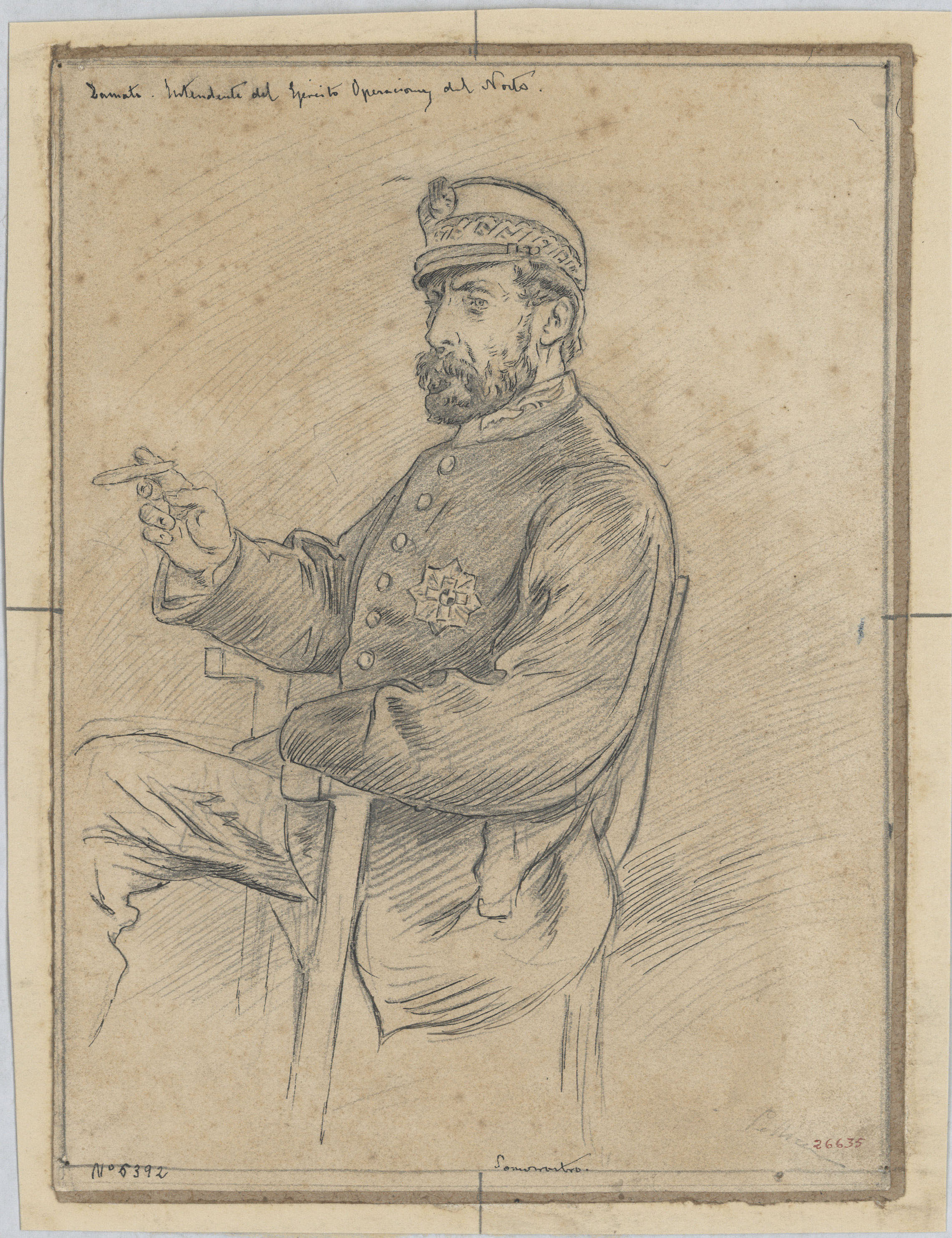 image for: Josep Lluís Pellicer - Retrat de Salvador Damato y Phillips - 1874