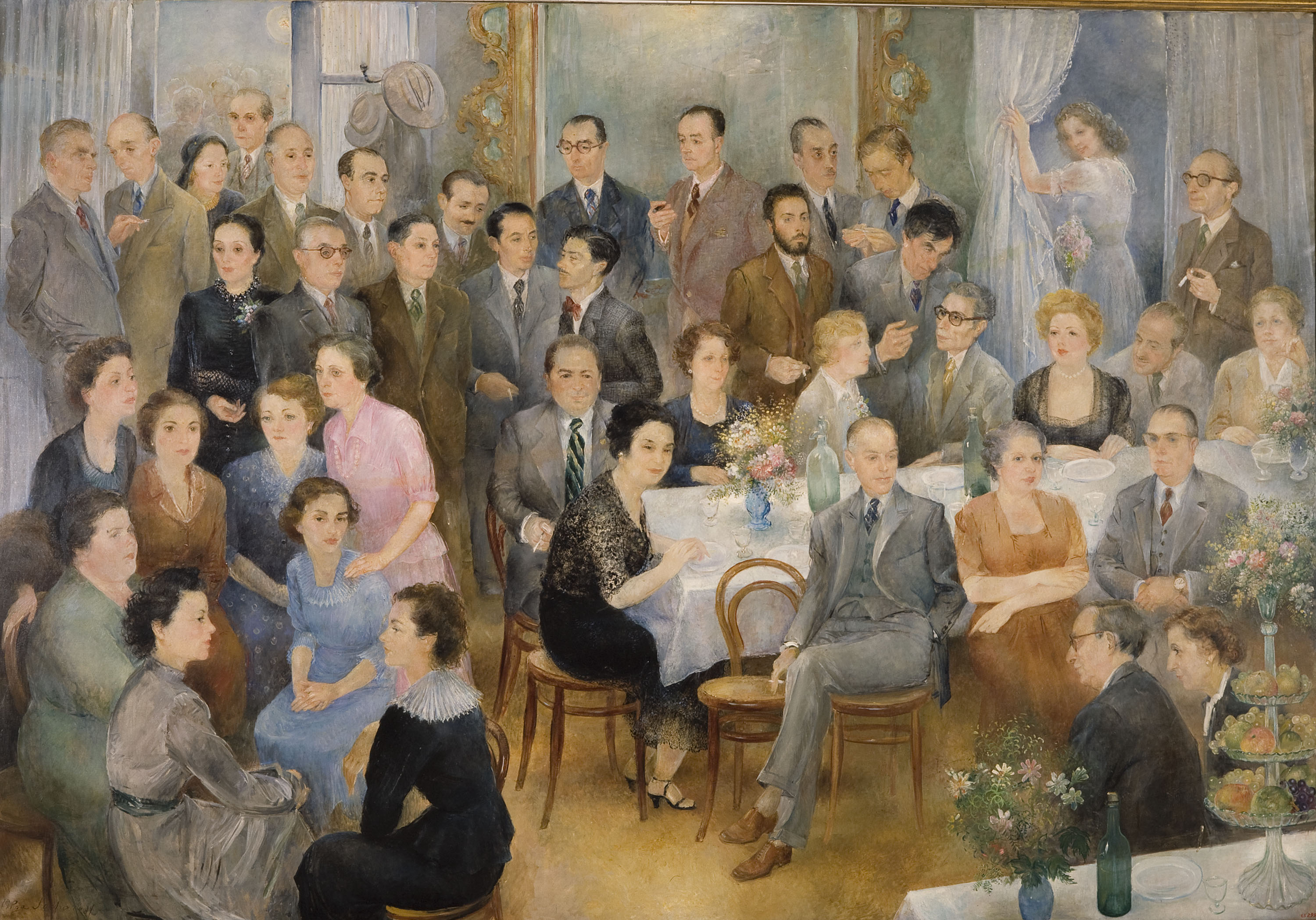 image for: Olga Sacharoff - La colla - Cap a 1945