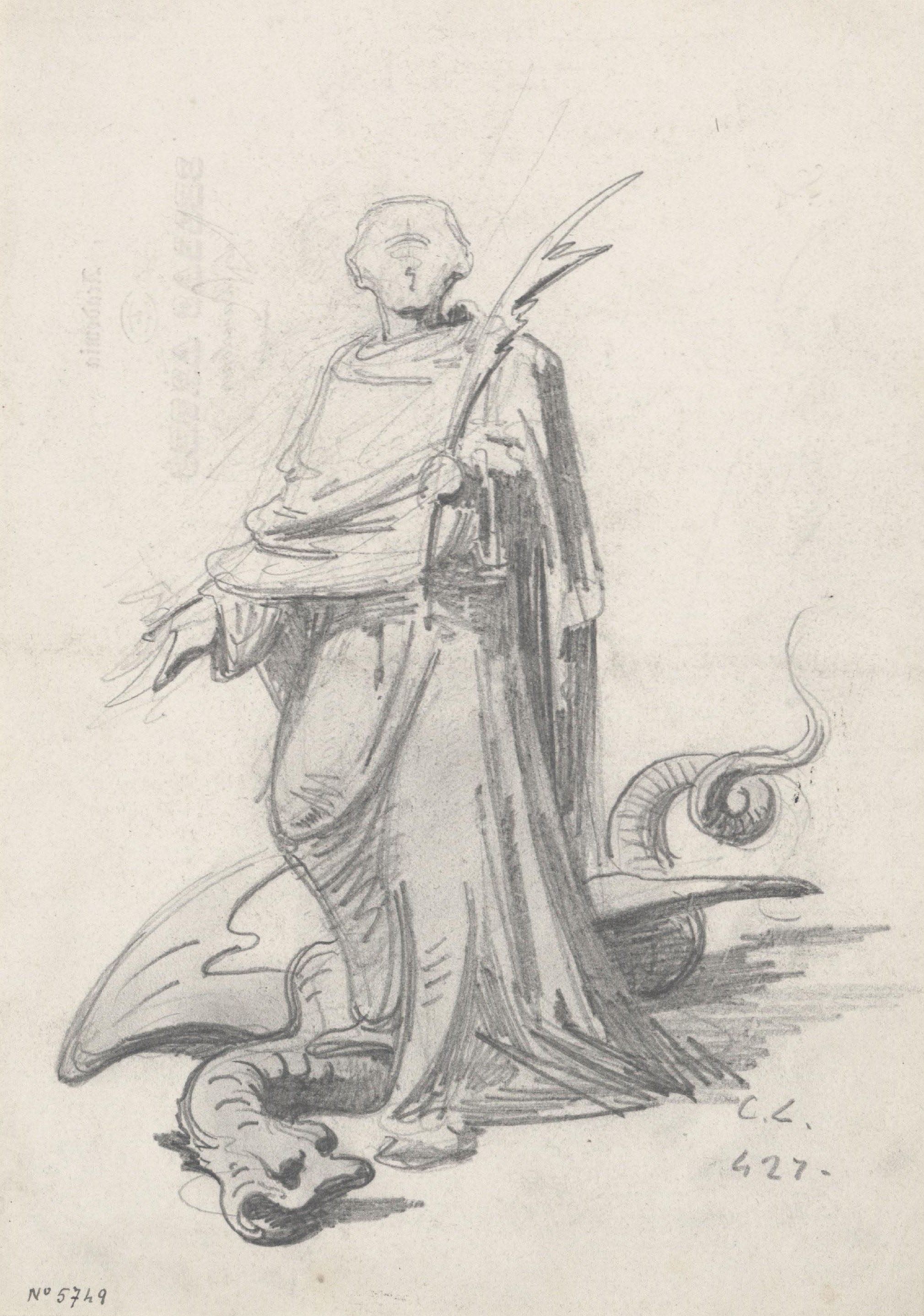 image for: Claudi Lorenzale - Santa Margarida - Cap a 1868