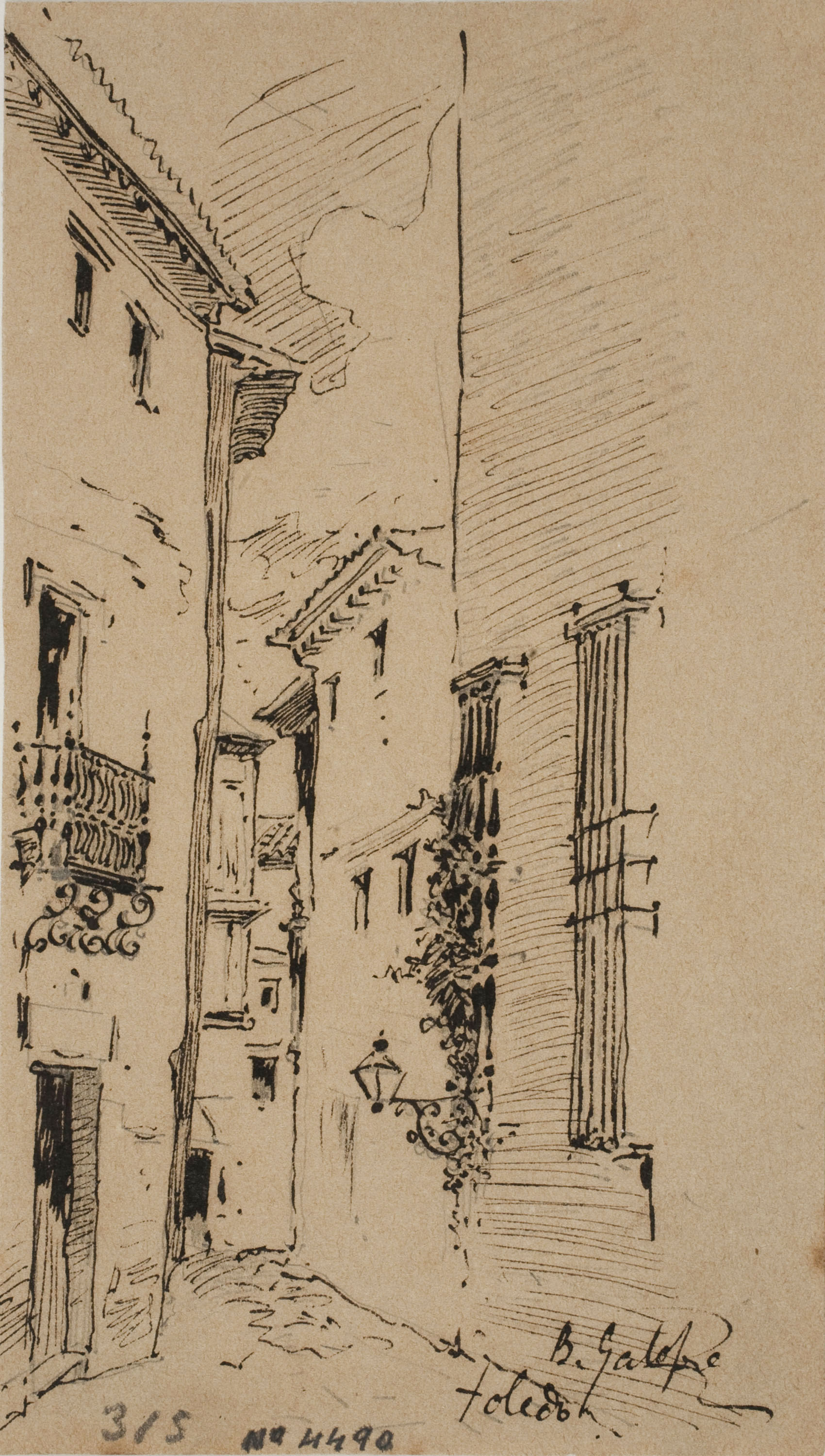 Baldomer Galofre - Toledo - Cap a 1874 image for: Baldomer Galofre - Toledo - Cap a 1874