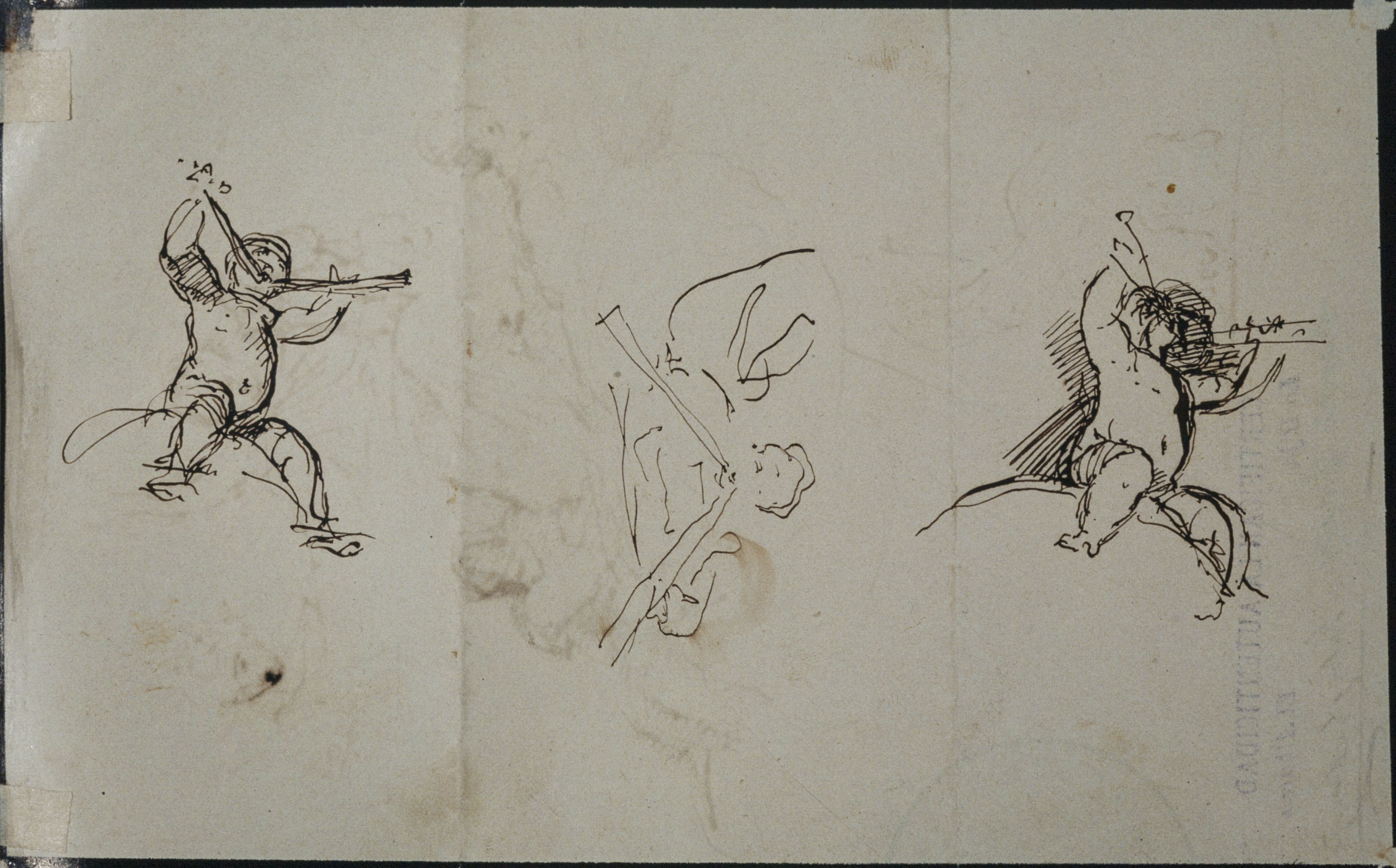 image for: Eduardo Rosales - Estudi per a l'«Al·legoria de la Música» del sostre del palau dels marquesos de Portugalete (Madrid) (anvers) / Estudi per a l'«Al·legoria de la Música» del sostre del... - Cap a 1870 [1]