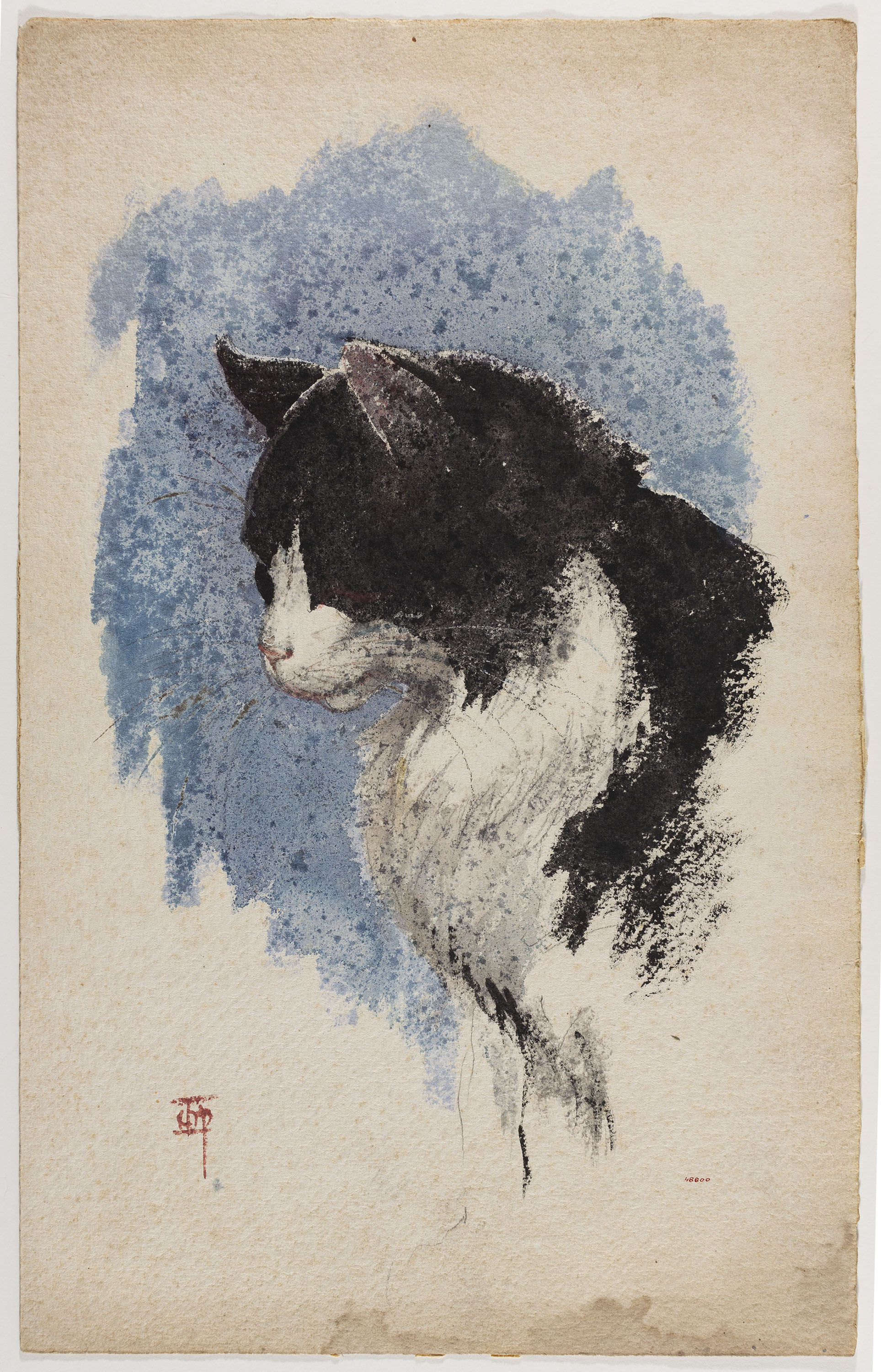 image for: Apel·les Mestres - Gat - Cap a 1900-1920