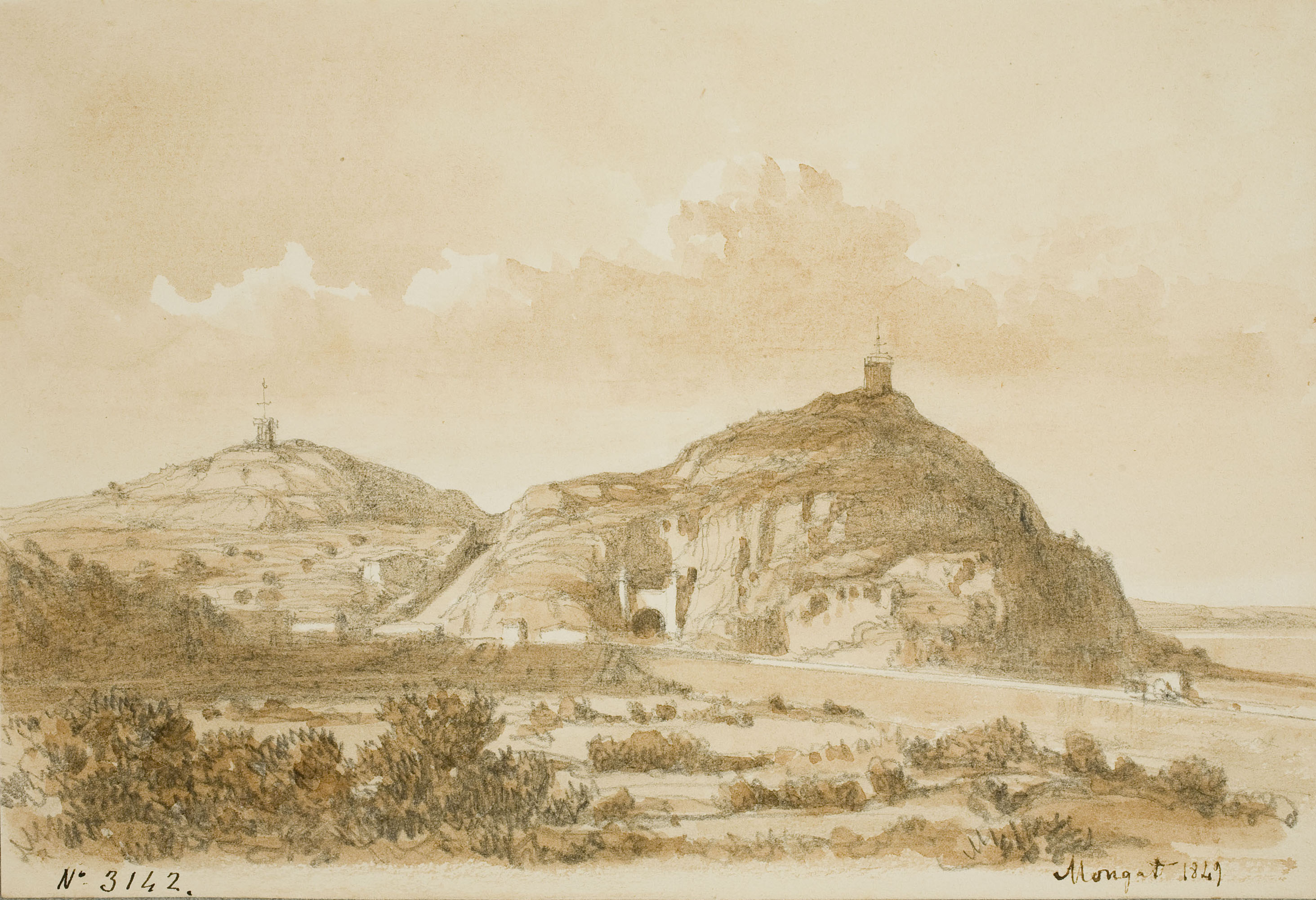 image for: Lluís Rigalt - Mongat [Montgat] - 1849