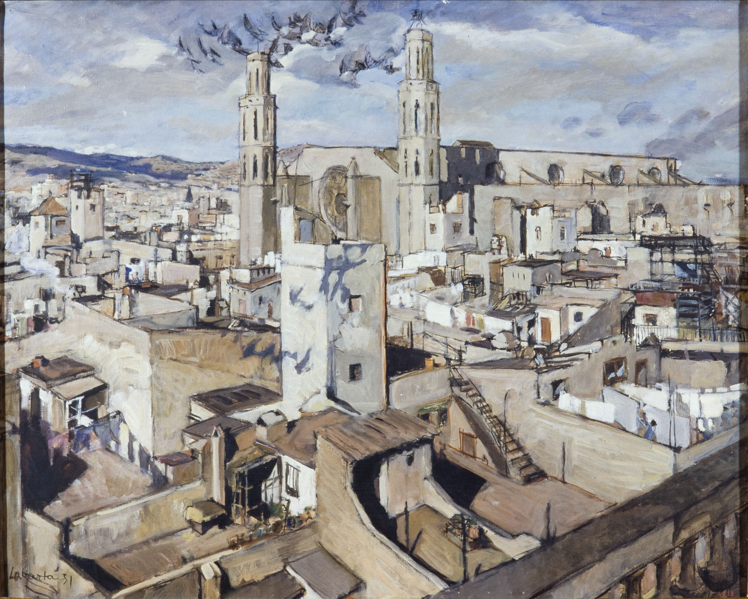 image for: Francesc Labarta - Barri de Santa Maria del Mar - 1931