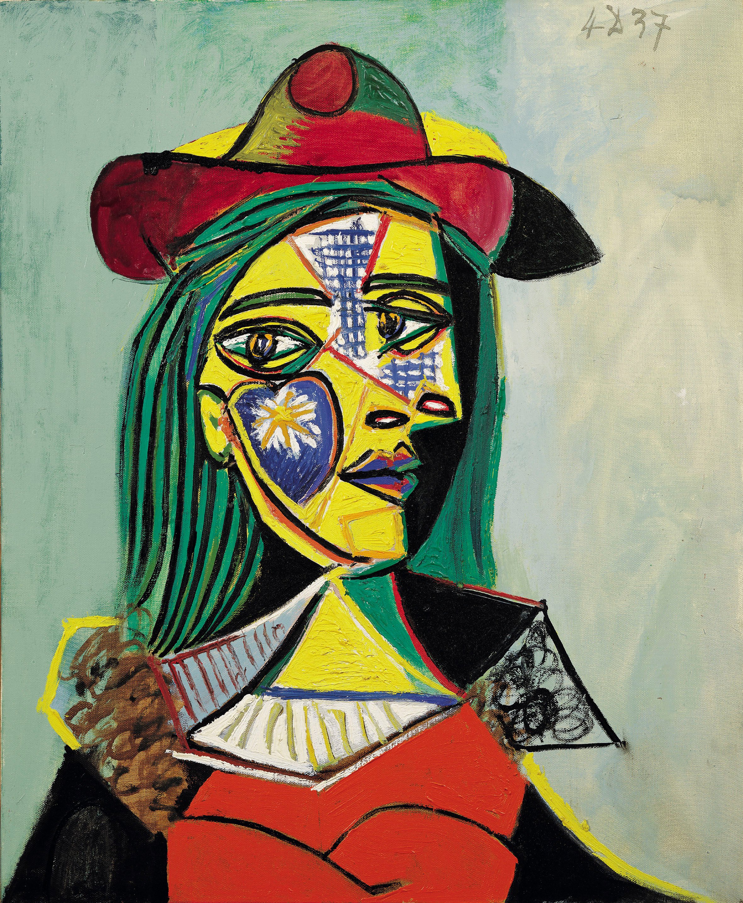 image for: Pablo Picasso - Dona amb barret i coll de pell (Marie-Thérèse Walter) - París, 4 de desembre de 1937