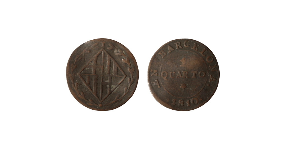 image for: Ocupació francesa - 1 quarto - 1810