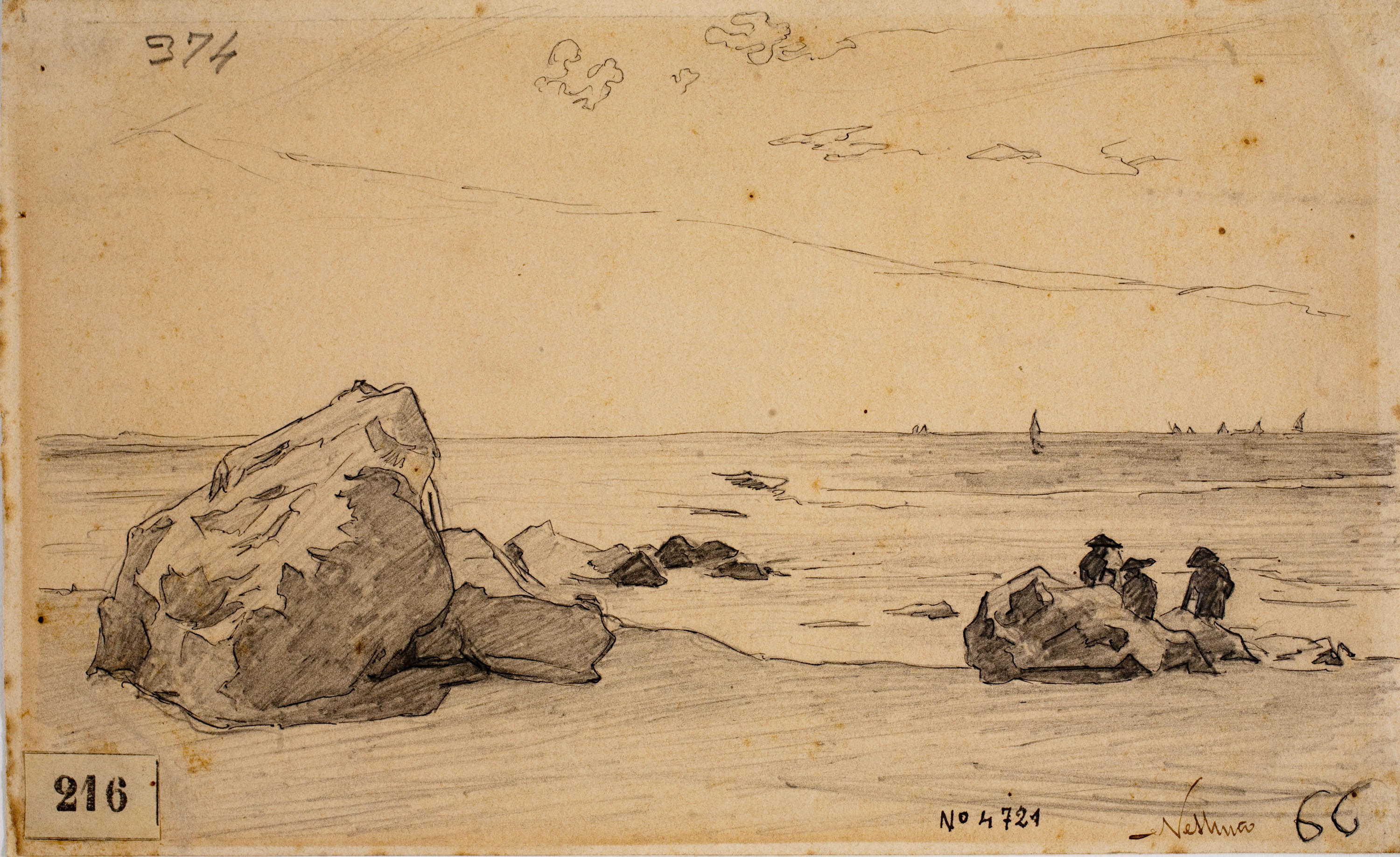 image for: Josep Lluís Pellicer - Platja - 1866