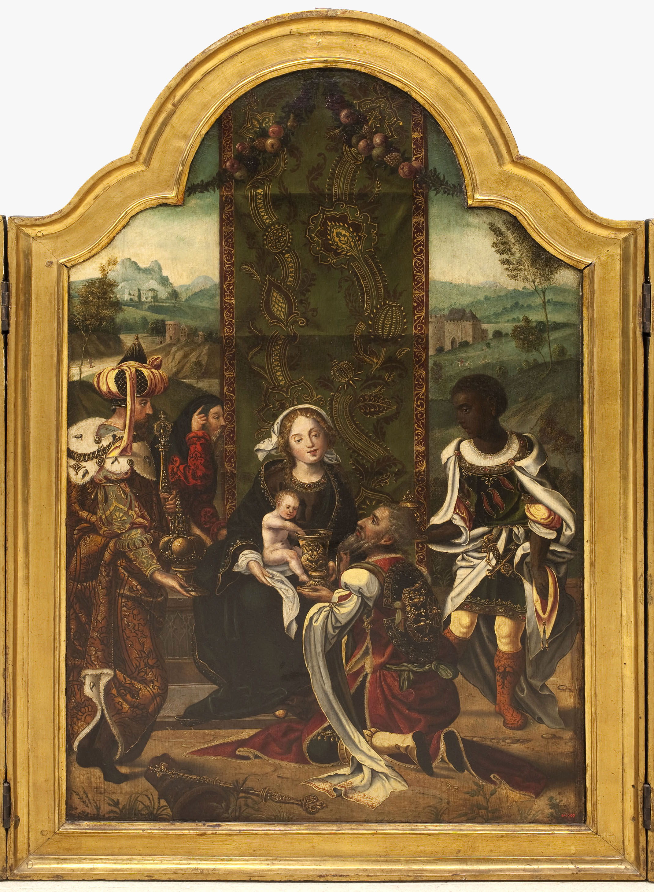 image for: Anònim - Adoració dels reis - Segle XVI