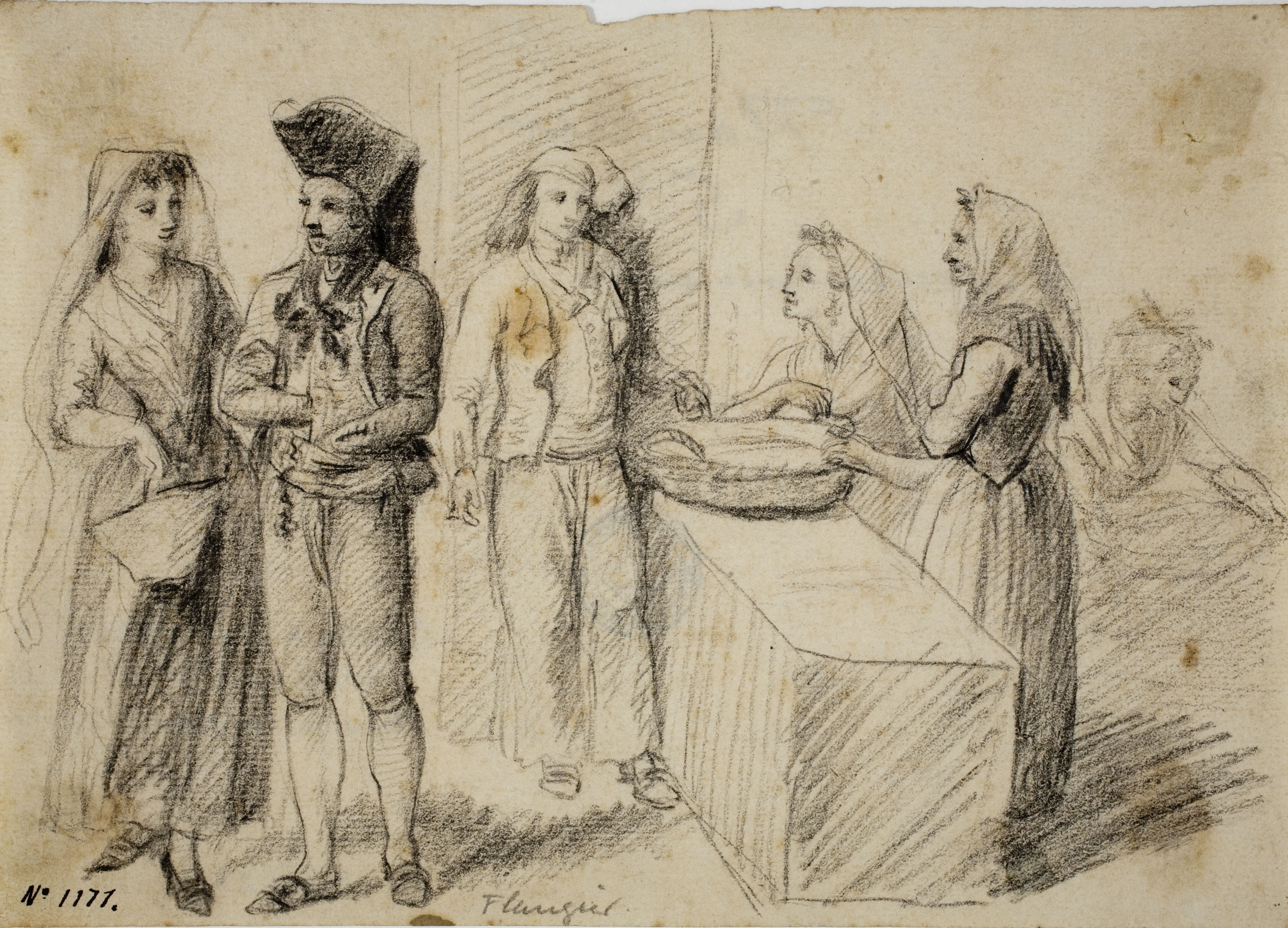 image for: Josep Bernat Flaugier - Una peixateria - Cap a 1800-1812