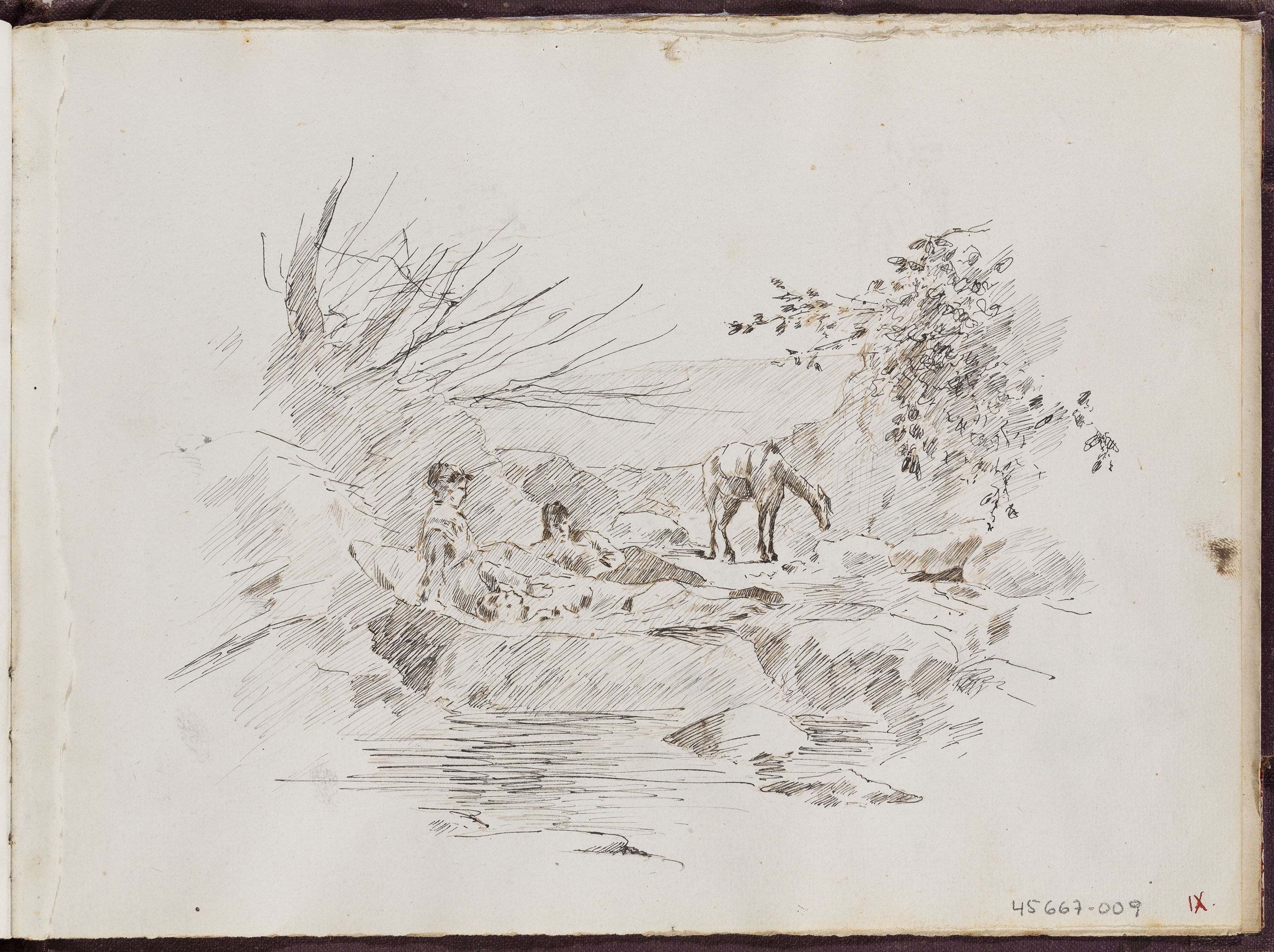 image for: Alexandre de Riquer - Apunts de figures i animals - 1878