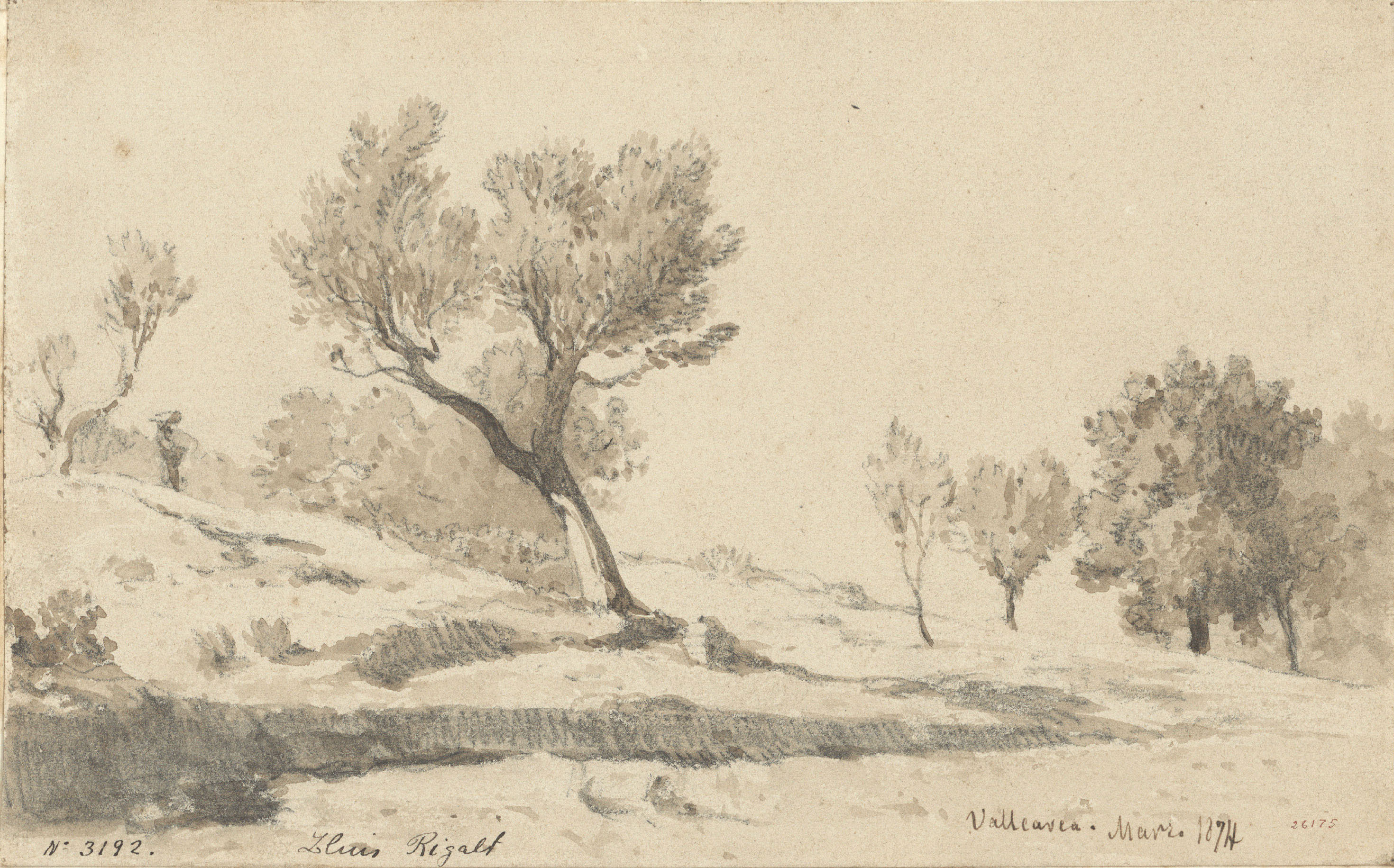 image for: Lluís Rigalt - Vallcarca - Març de 1874