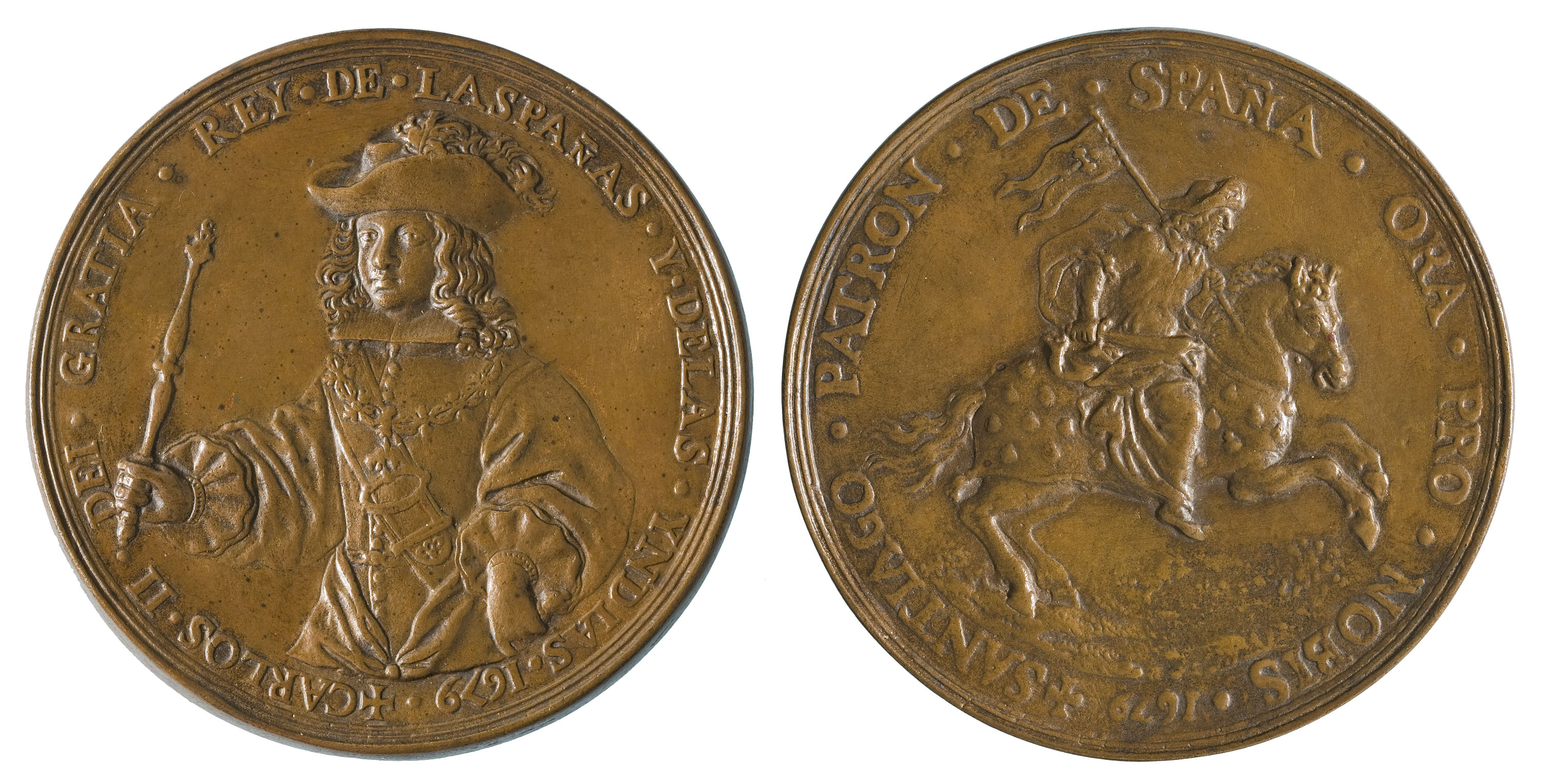 image for: Johann Bernhard Fischer von Erlach - Carles II en honor a sant Jaume, patró d'Espanya - 1679