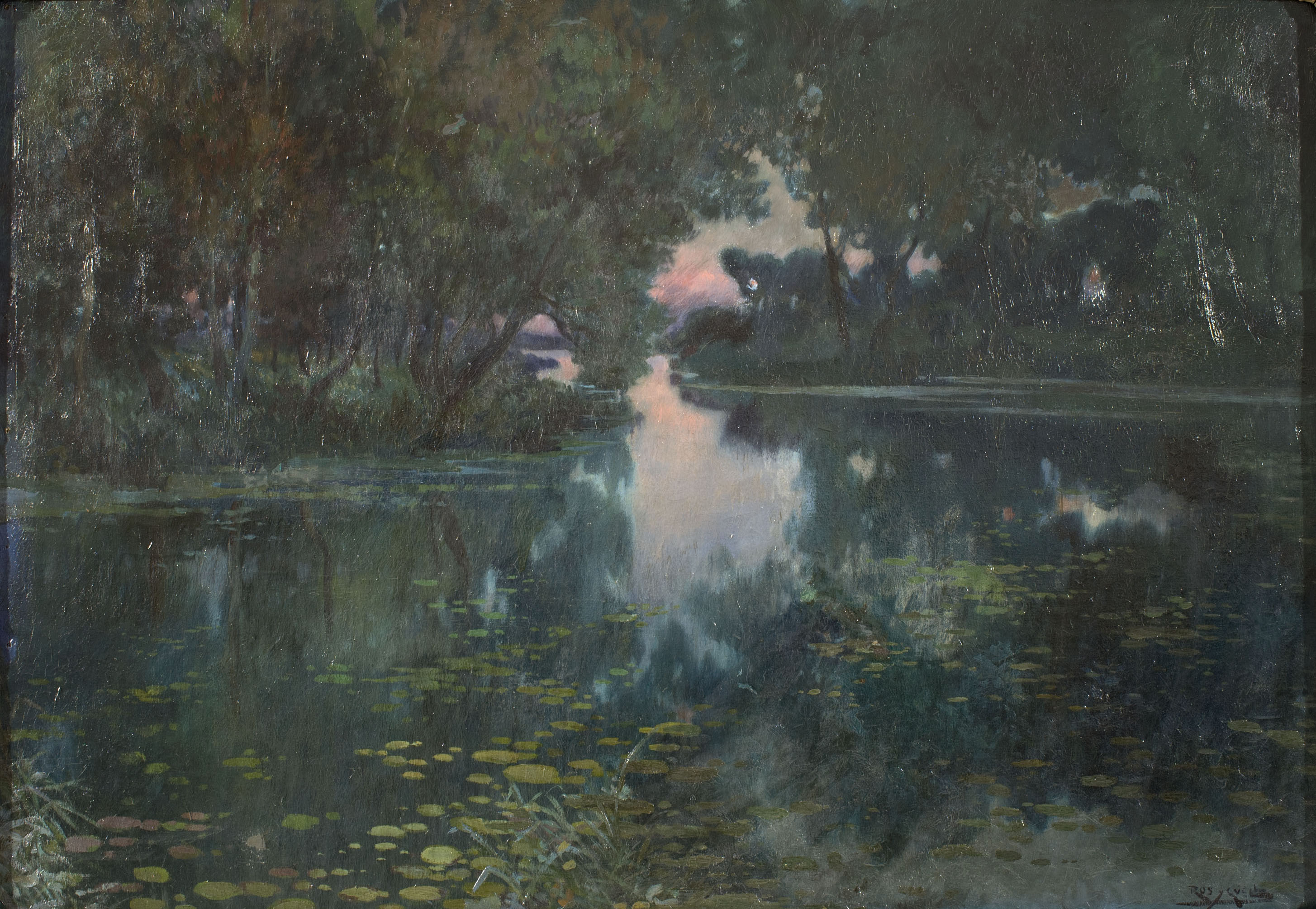 image for: Antoni Ros - Capvespre al Ter - Cap a 1906