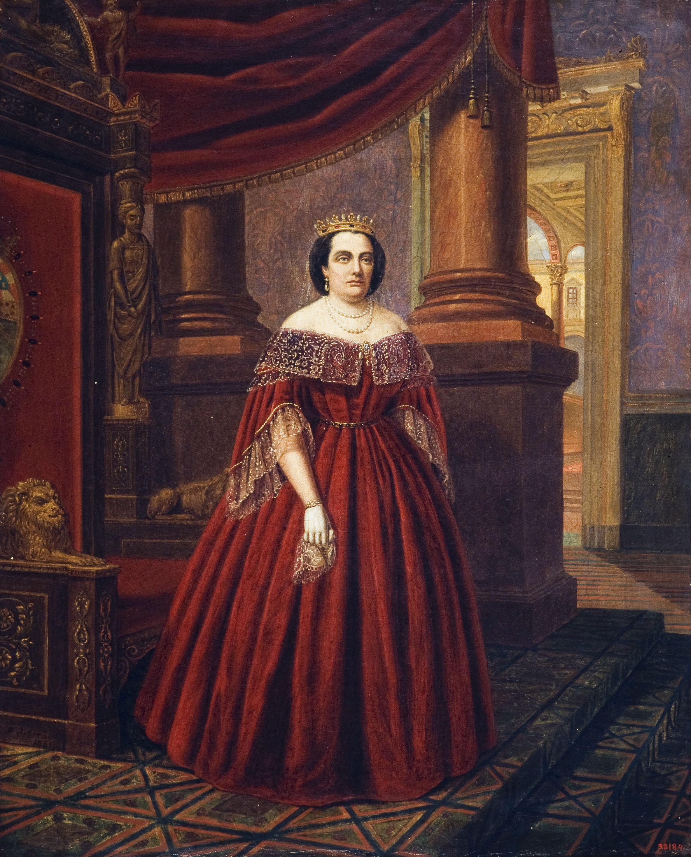 image for: Josep Arrau Barba - Retrat de la reina Isabel II - 1861