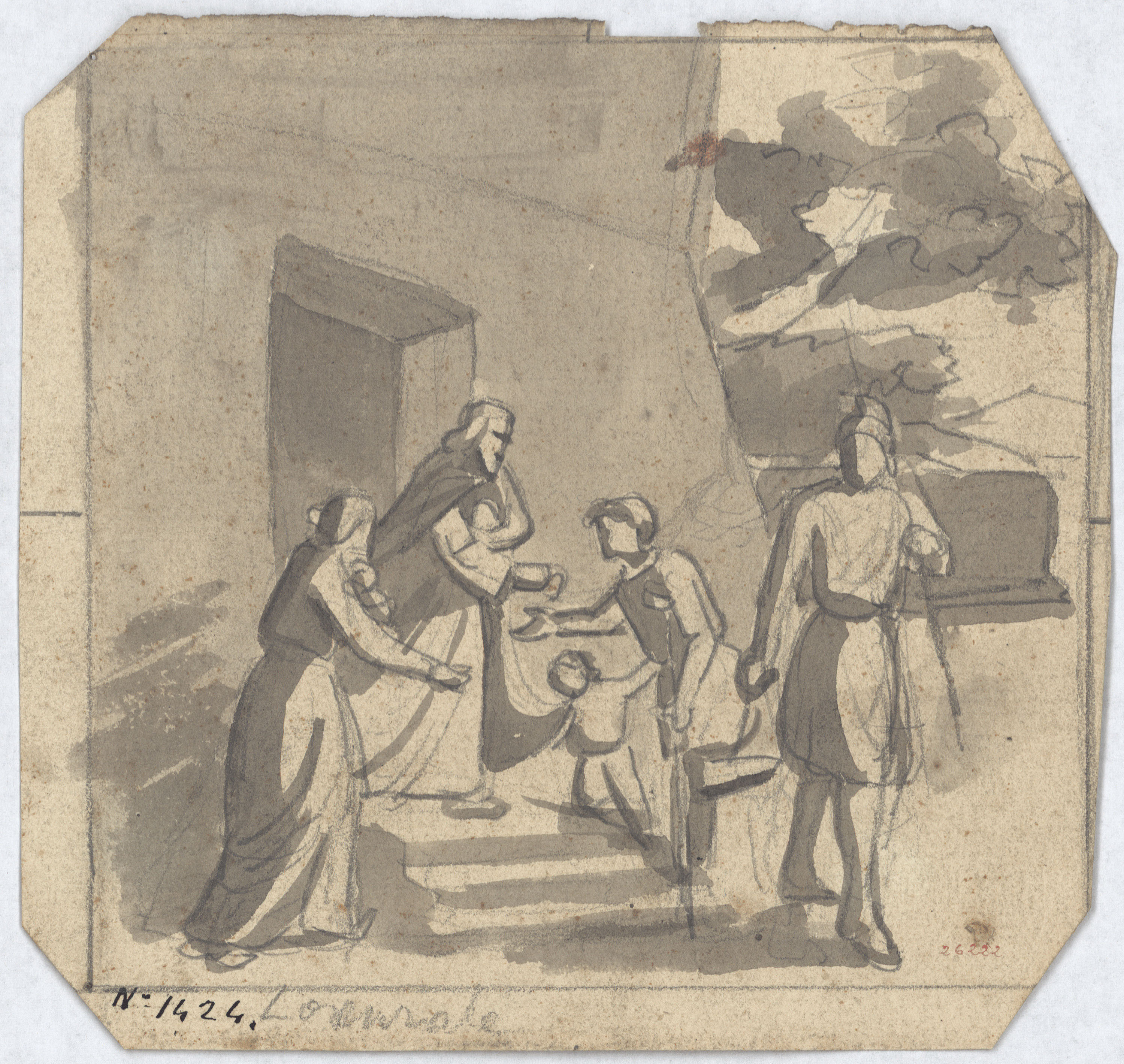 image for: Claudi Lorenzale - Episodi bíblic - Cap a 1840-1860