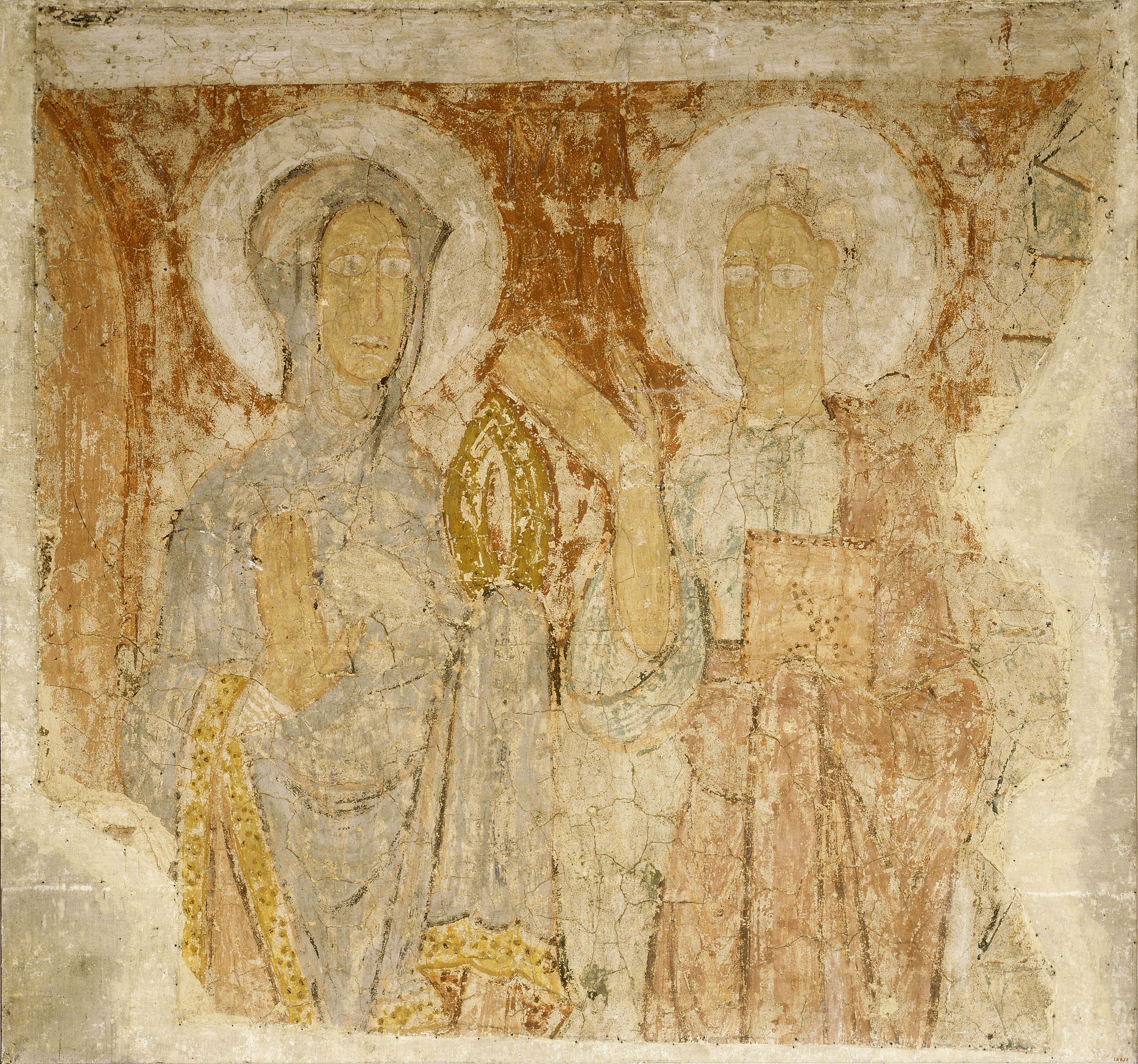 image for: Mestre de la Seu d'Urgell - Fragment d'un segon arrencament de la Mare de Déu i sant Joan, de la Seu d'Urgell - Segon quart del segle XII