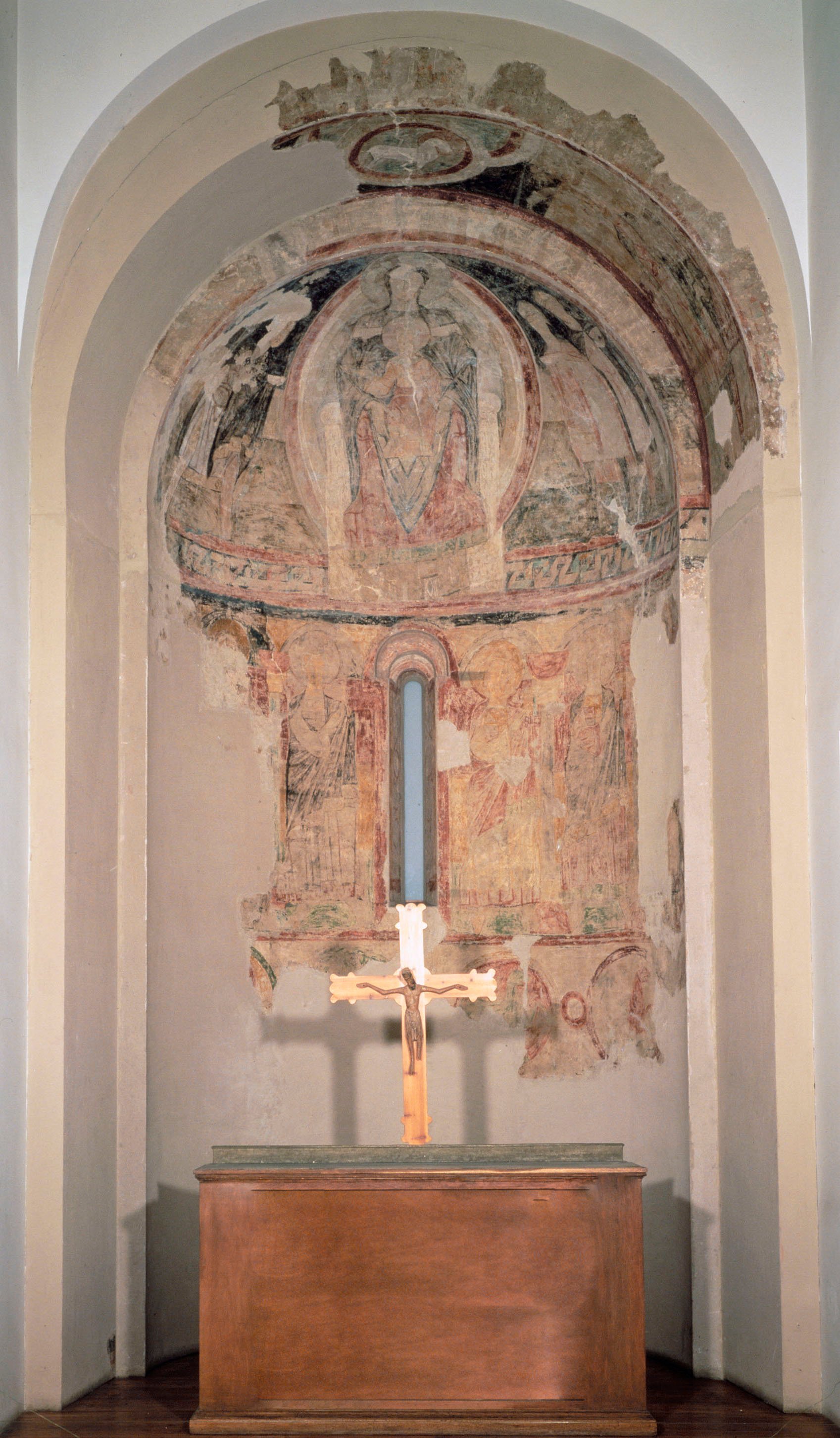 image for: Mestre de Santa Maria de Taüll - Segon arrencament de l'absis de Santa Maria de Taüll - Cap a 1123