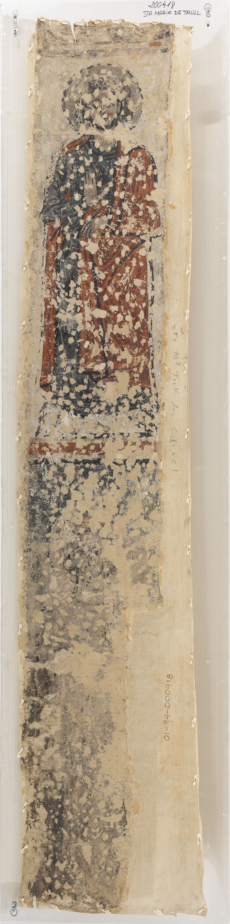 image for: Anònim - Fragment de Santa Maria de Taüll amb figures de sants - Segona meitat del segle XIII
