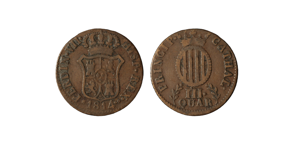 image for: Ferran VII d'Espanya - 3 quartos - 1814