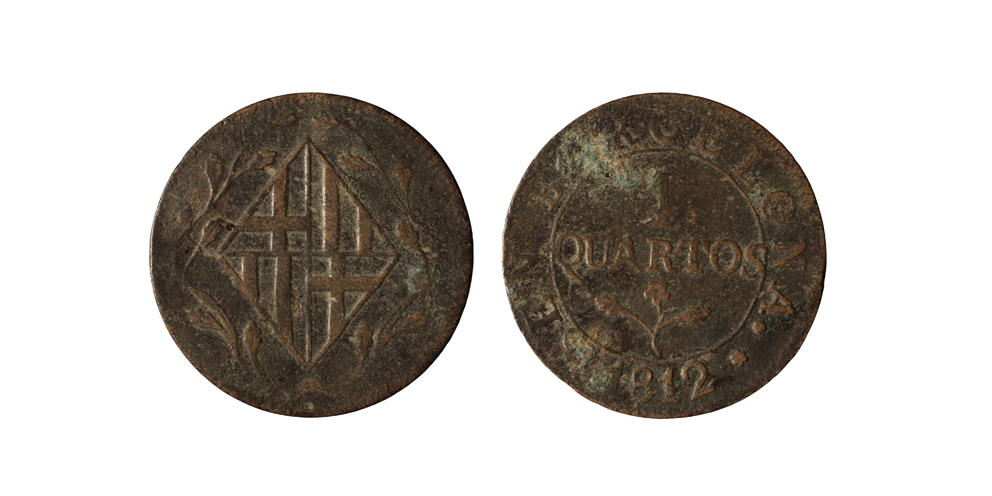 image for: Ocupació francesa - 4 quartos - 1812