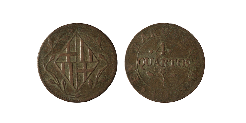 image for: Ocupació francesa - 4 quartos - 1812