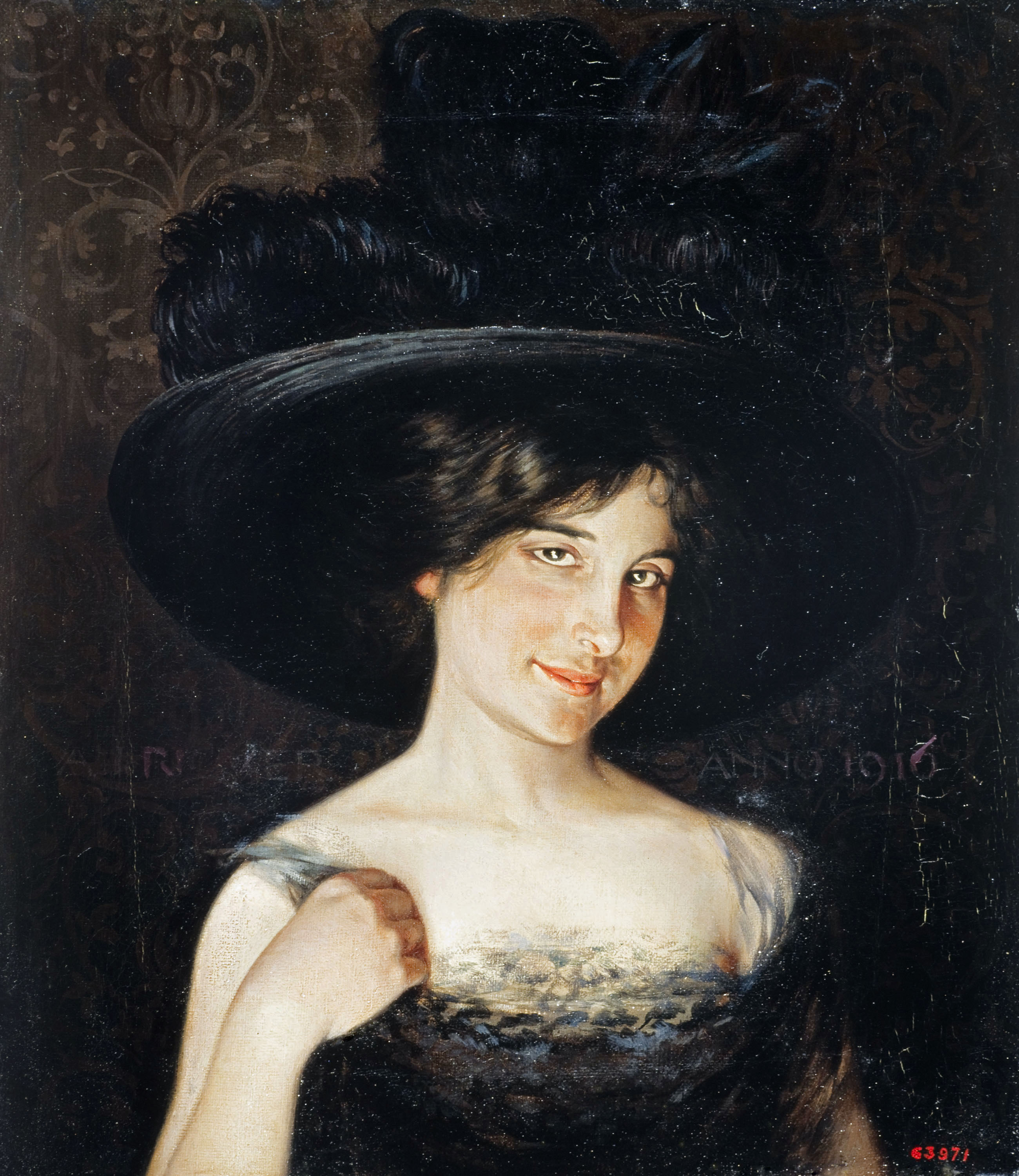 image for: Alexandre de Riquer - Retrat d'Emília de Riquer i Palau - 1916
