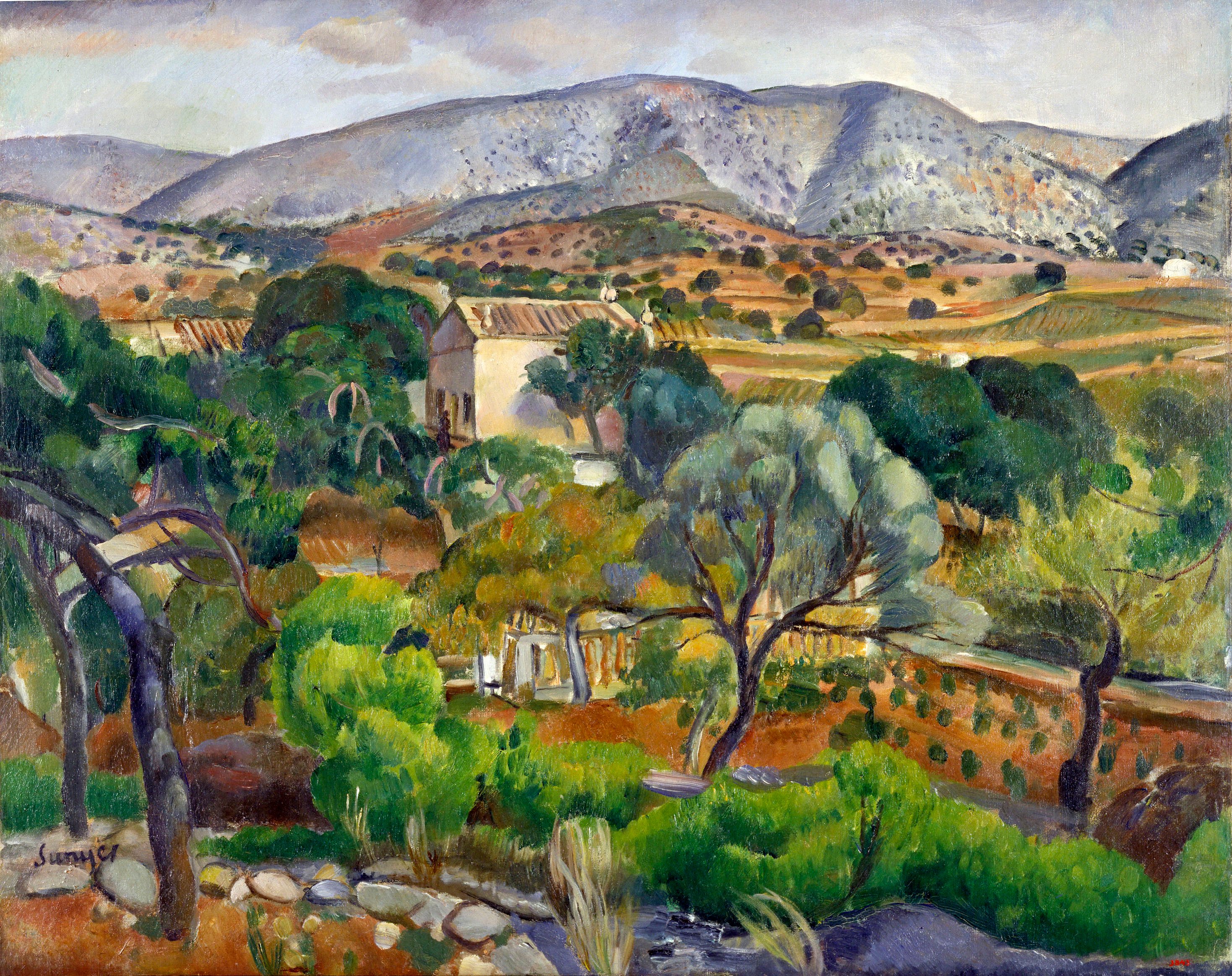 image for: Joaquim Sunyer - Paisatge de Sitges - Sitges, cap a 1920