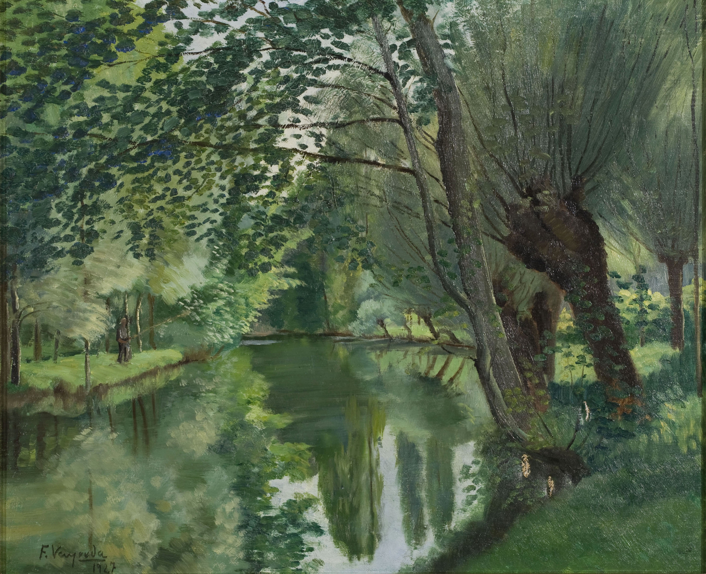 image for: Francesc Vayreda - Vora riu - 1927