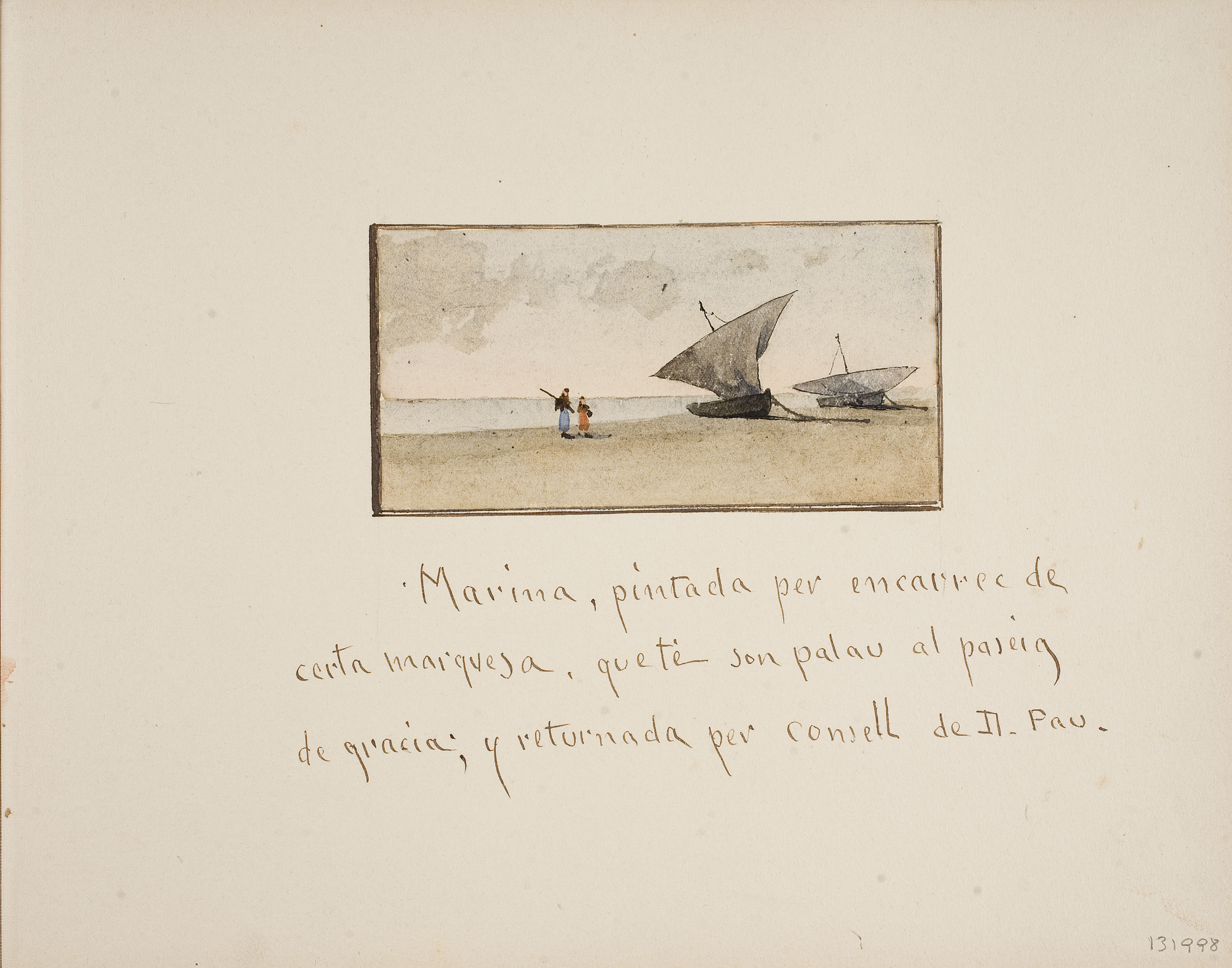 image for: Modest Urgell - Marina - 1918